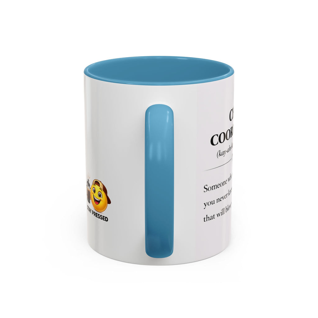 "Chaos Coordinator" Coffee Mug — Funny Definition Mug for Problem Solvers (11/15oz)