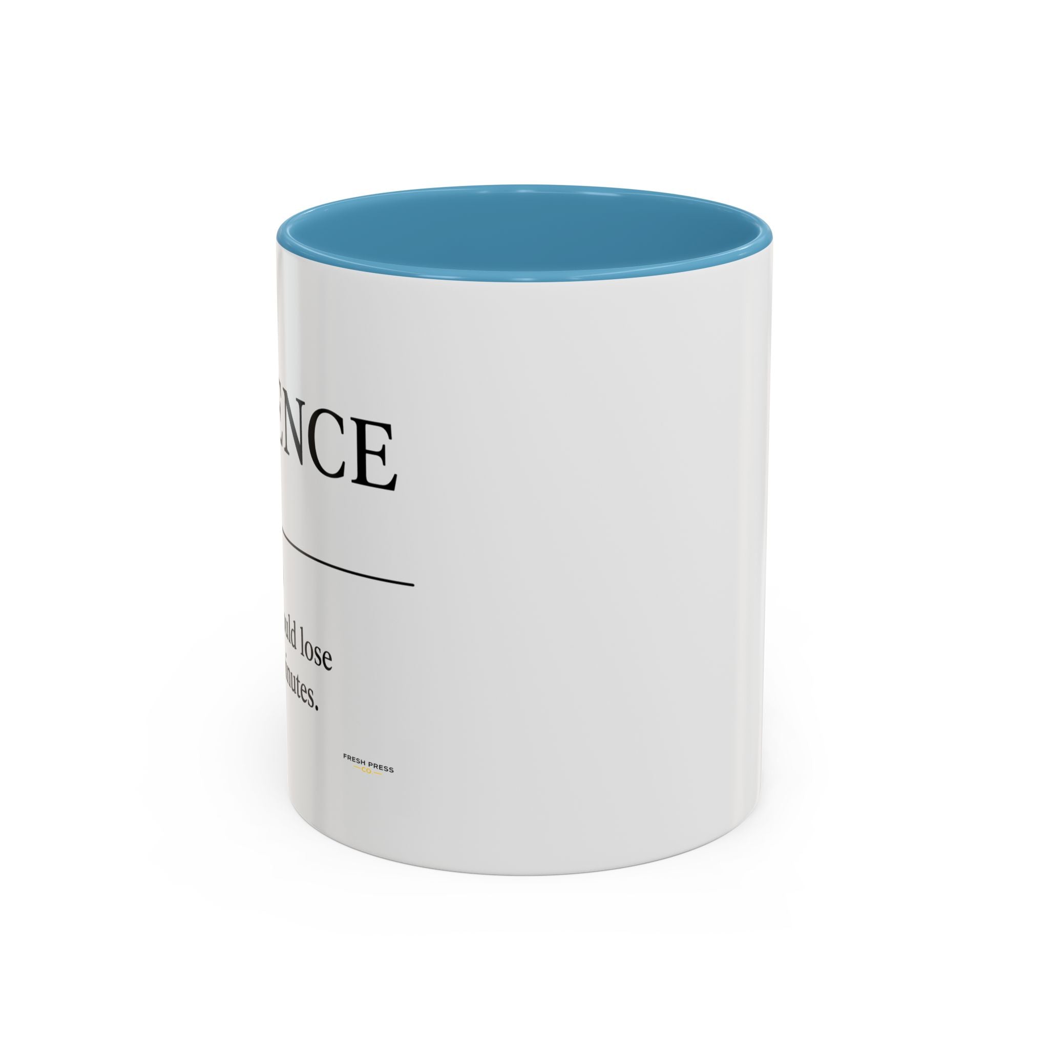 Stay Pressed Coffee Mug — Funny Espresso Emoji Accent Ceramic Mug (11/15oz)
