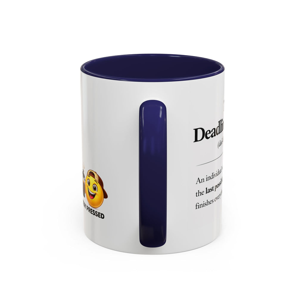 "The Deadline Sprinter" Coffee Mug — Funny Espresso Barista Accent Mug (11/15oz)