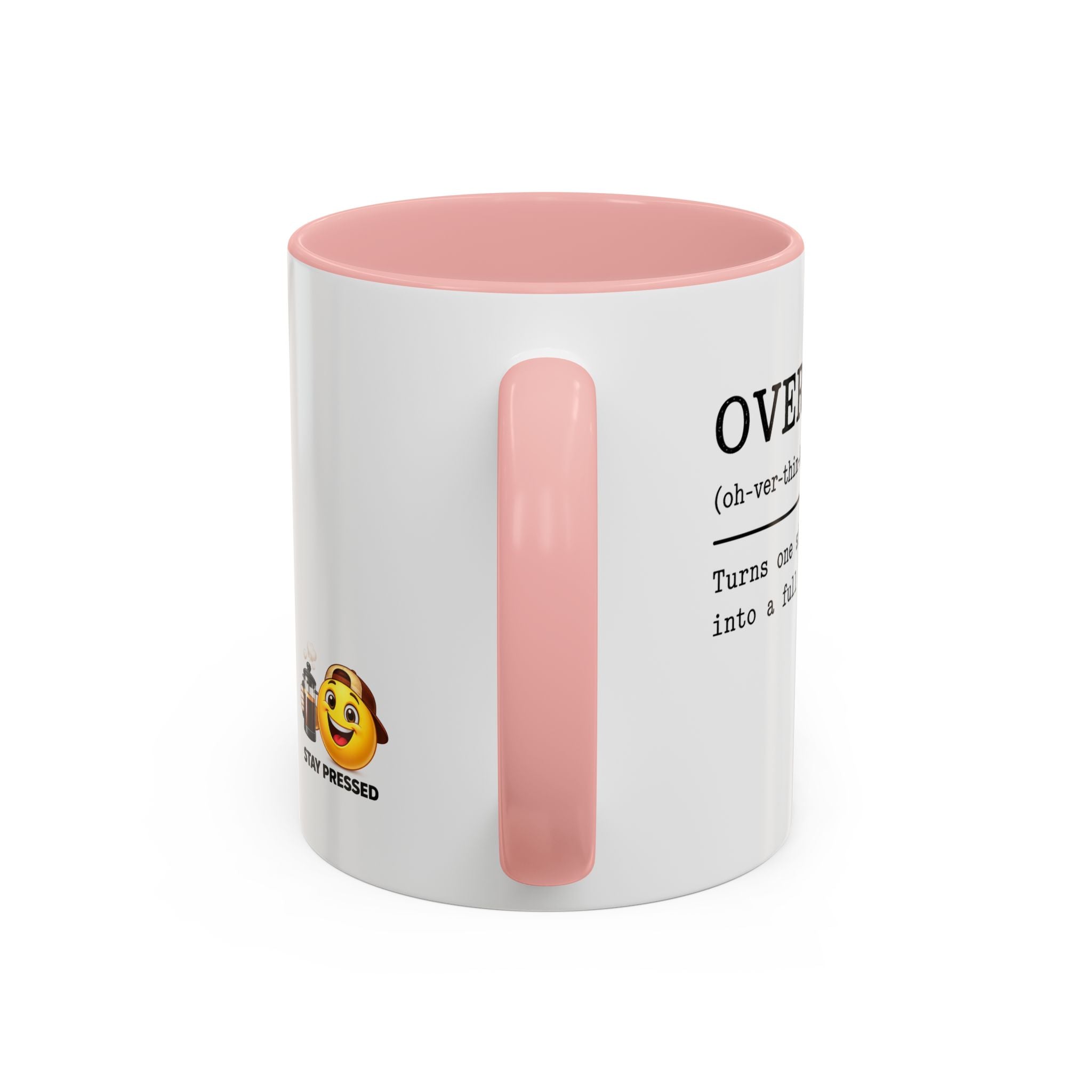 "Overthinker" Coffee Mug — Funny Accent Mug (11/15 oz)
