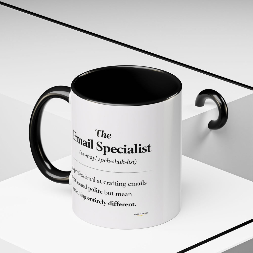"The Email Specialist" Coffee Mug (11/15oz Accent Mug)