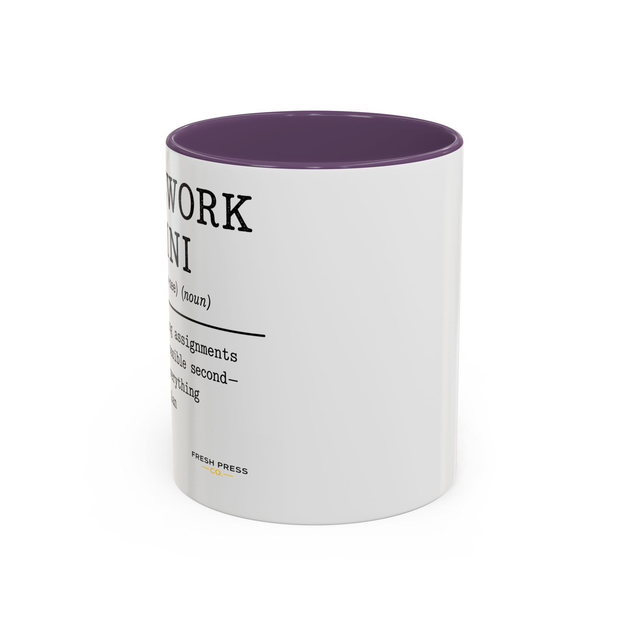 "Homework Houdini" Coffee Mug — Accent Mug