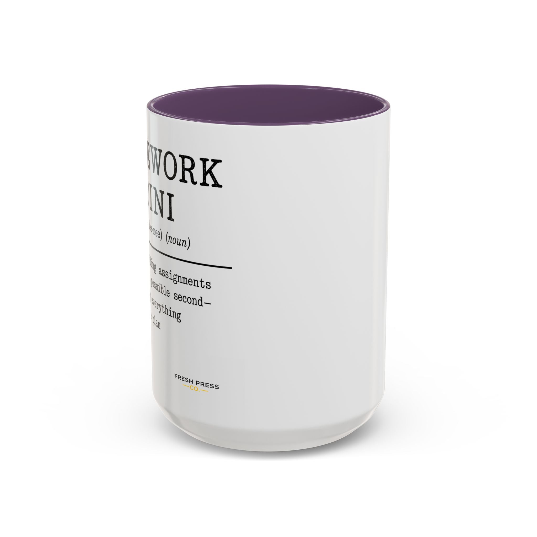 "Homework Houdini" Coffee Mug — Accent Mug