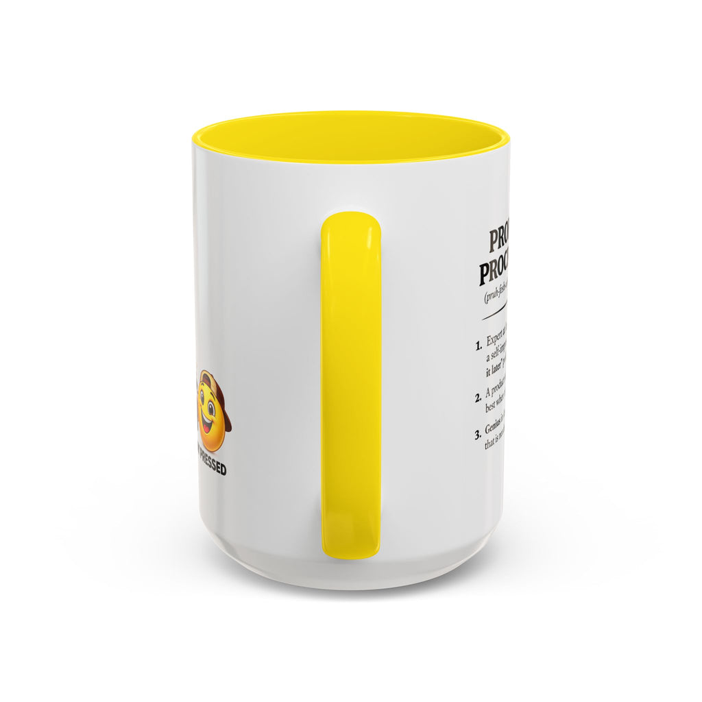 "Professional Procrastinator" Coffee Mug - accent Mug (11/15 oz)