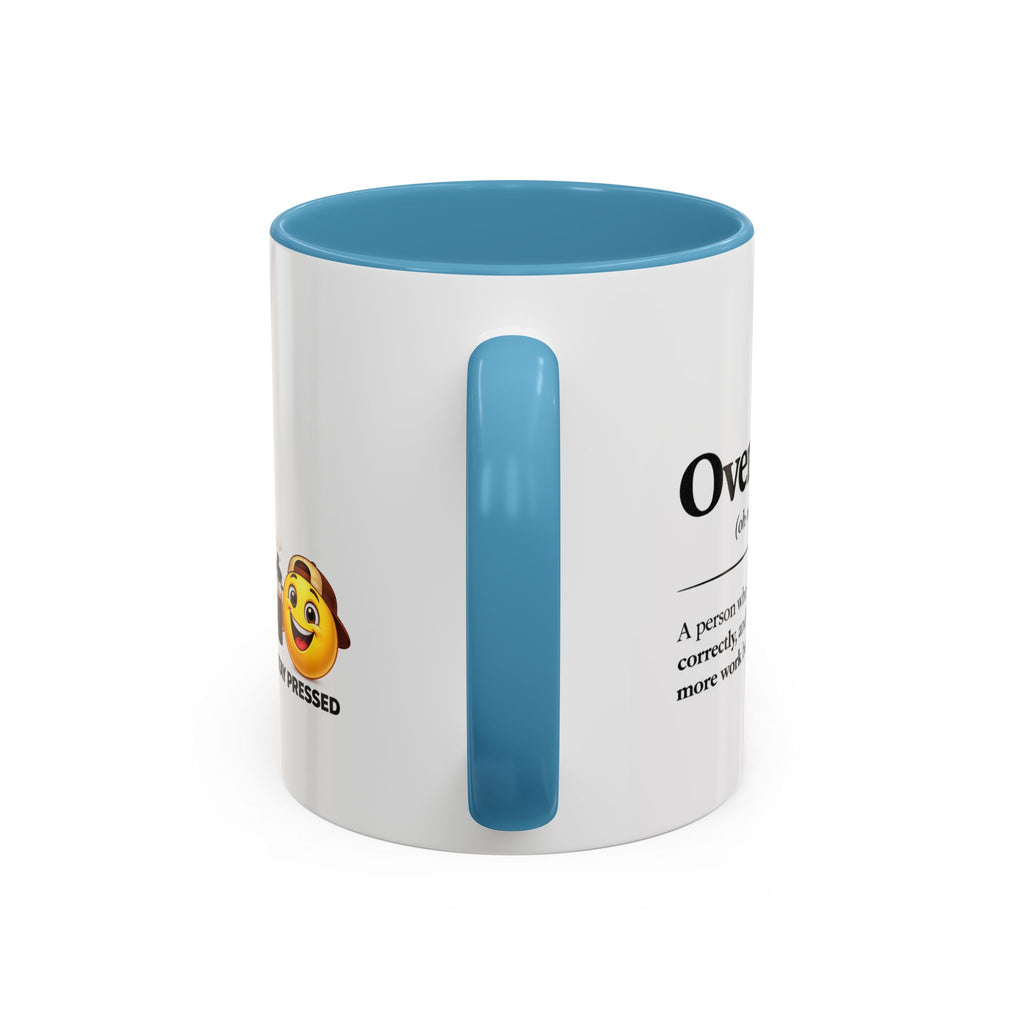 "The Overachiever" Coffee Mug - Barista Emoji Coffee Mug (11/15oz)