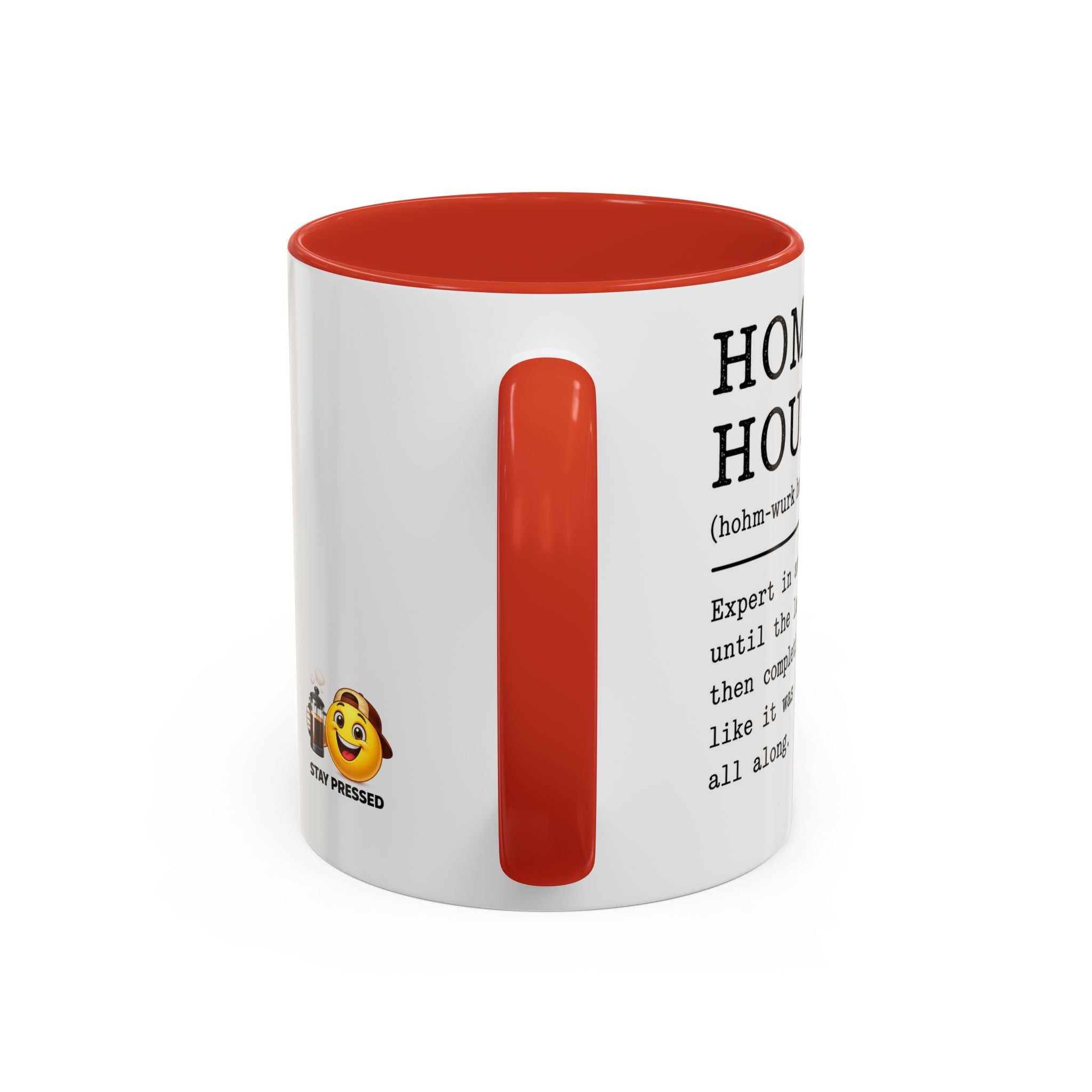 "Homework Houdini" Coffee Mug — Accent Mug