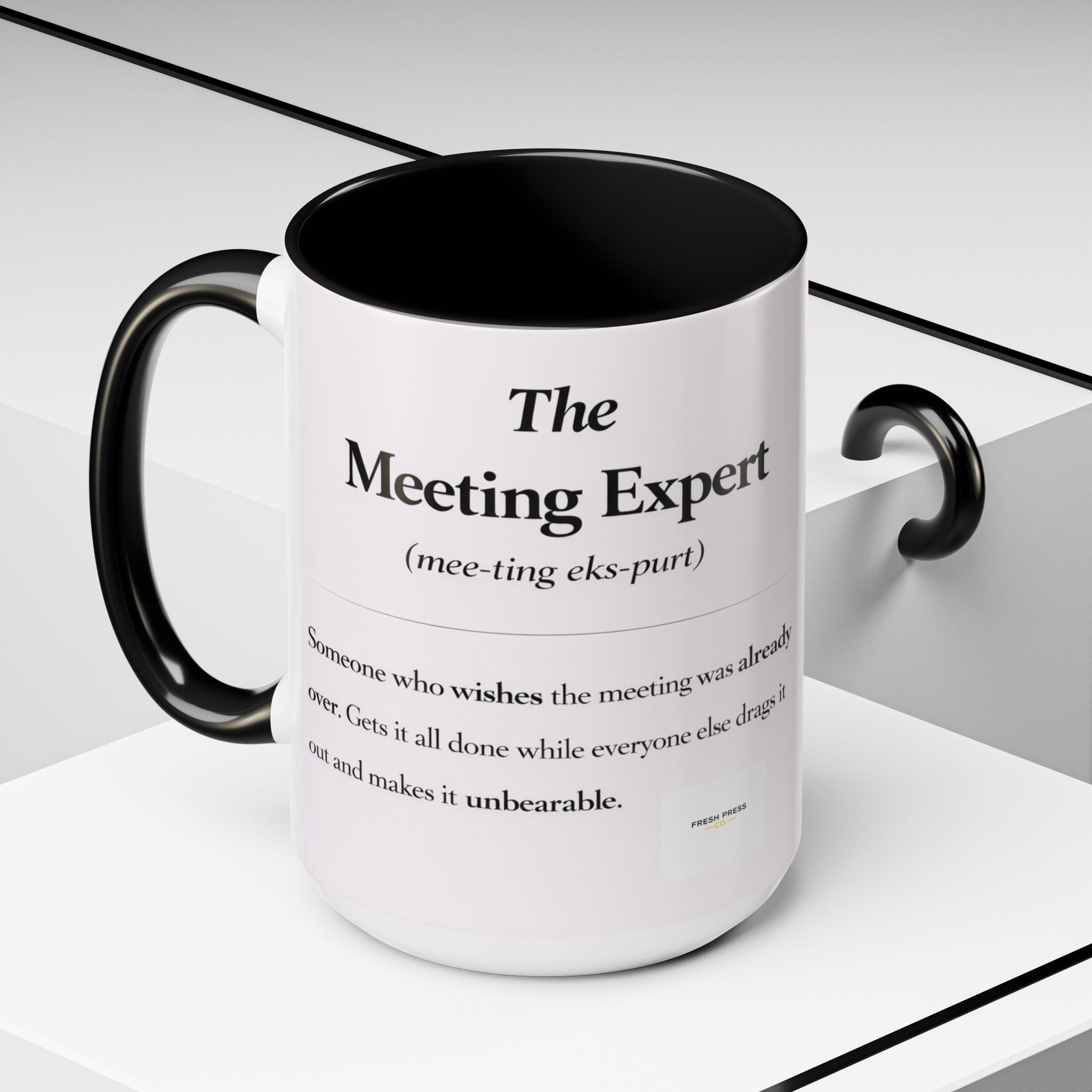 "The Meeting Expert" Coffee Accent Mug (11/15oz)