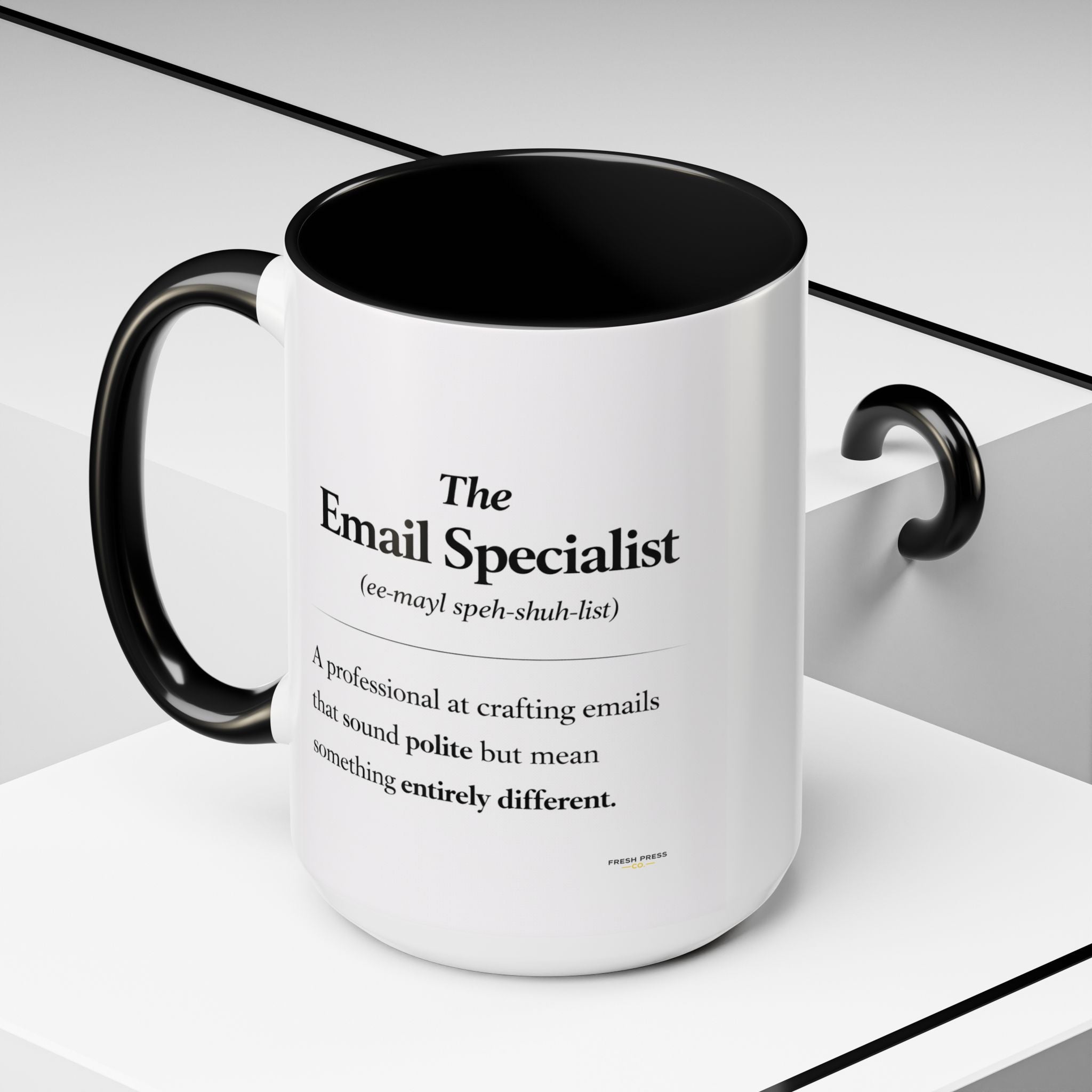 "The Email Specialist" Coffee Mug (11/15oz Accent Mug)