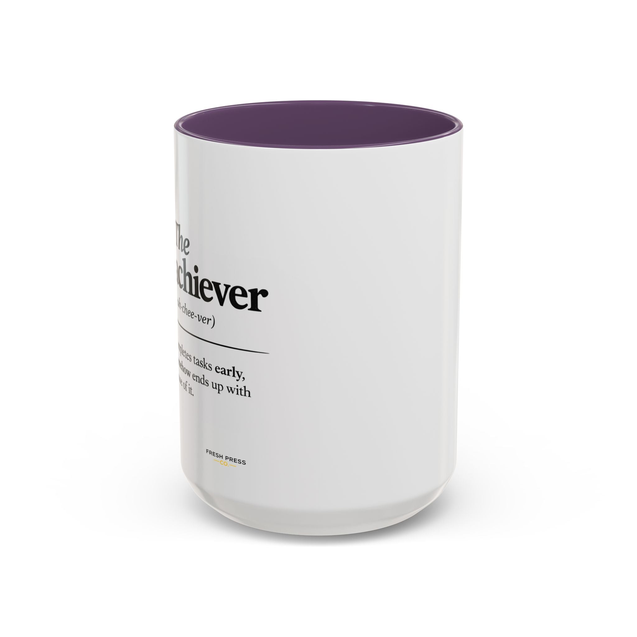"The Overachiever" Coffee Mug - Barista Emoji Coffee Mug (11/15oz)