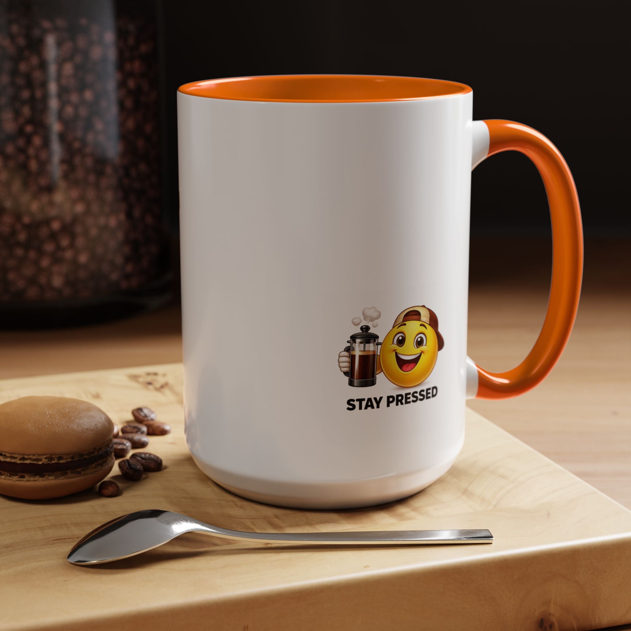 "Im Addicted" Coffee Mug – Funny Emoji Espresso Cup (11/15oz)