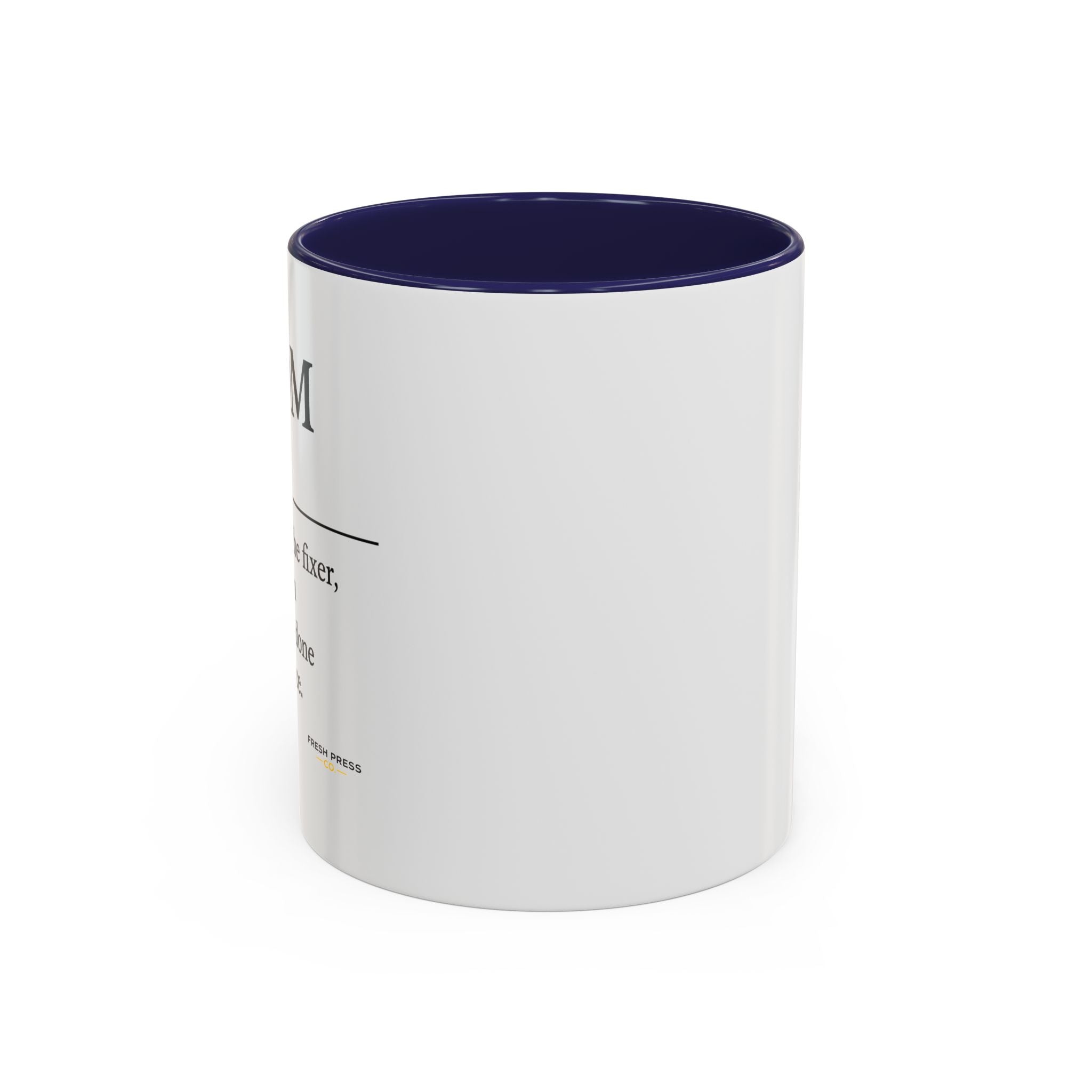 "Mom" Coffee Mug - Accent Mug (11/15oz)