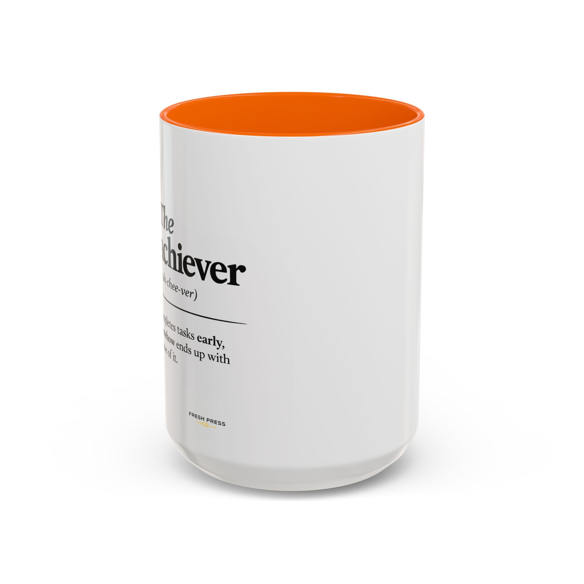 "The Overachiever" Coffee Mug - Barista Emoji Coffee Mug (11/15oz)