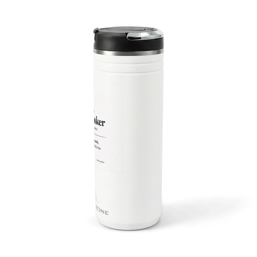 "The Multitasker" 24oz Thermal Straw Tumbler — Insulated Travel Cup for Busy Professionals