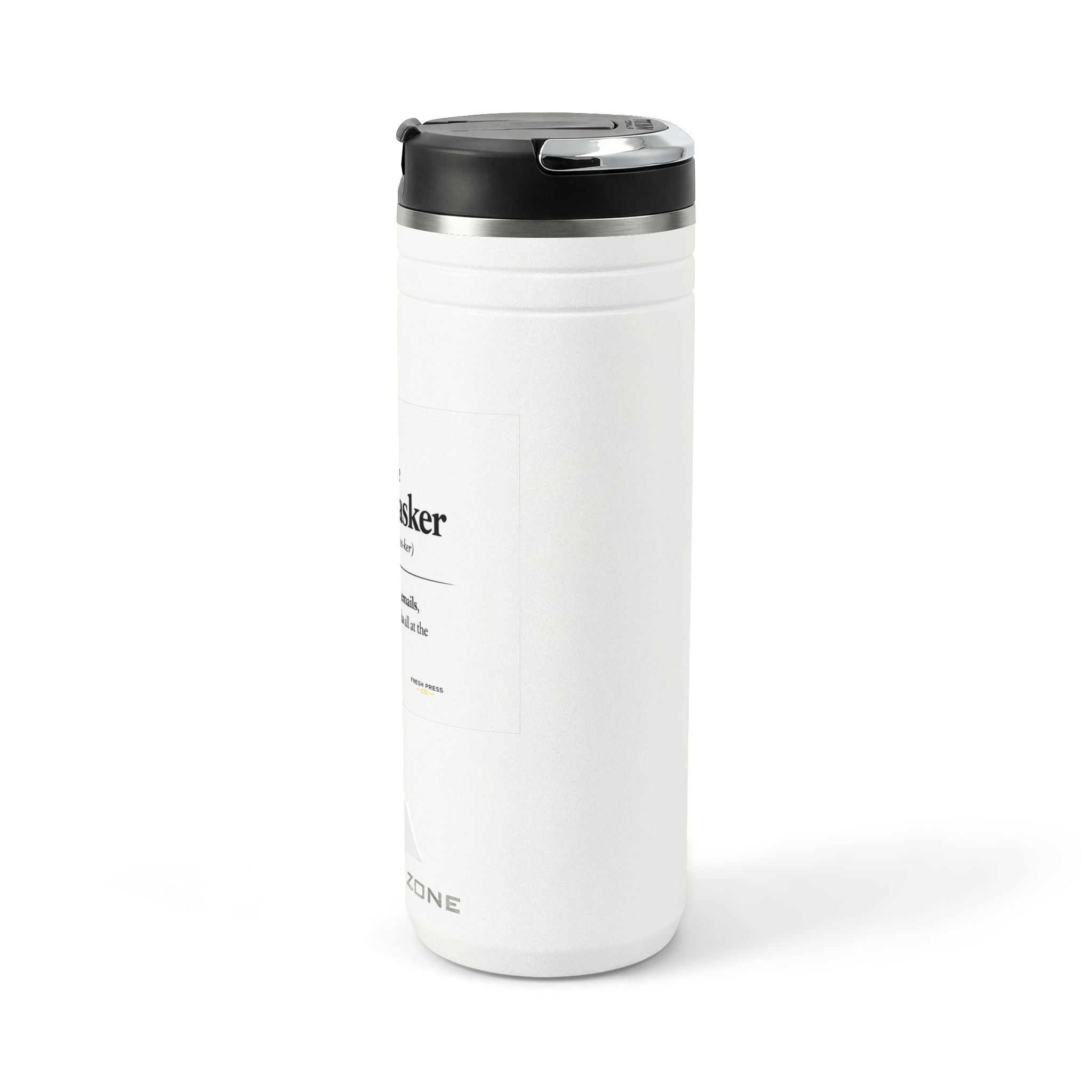 "The Multitasker" 24oz Thermal Straw Tumbler — Insulated Travel Cup for Busy Professionals