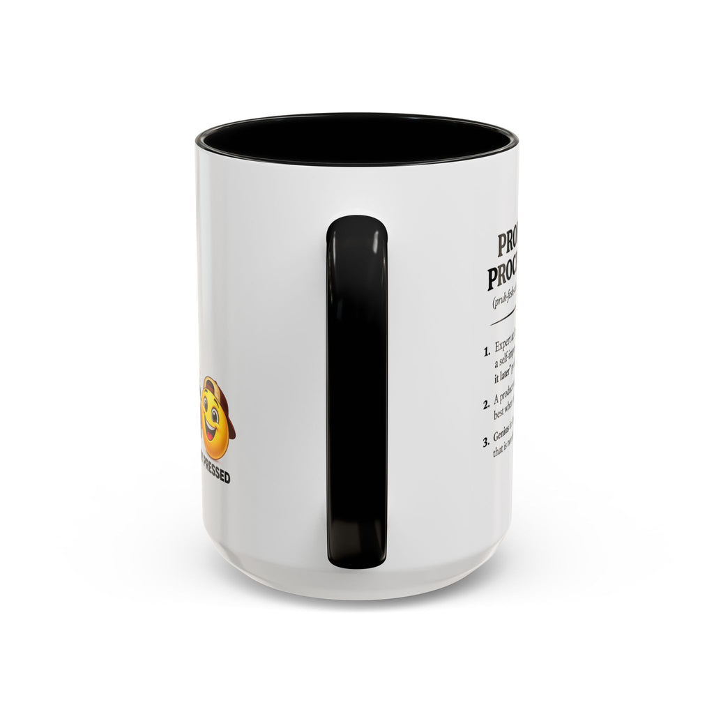 "Professional Procrastinator" Coffee Mug - accent Mug (11/15 oz)
