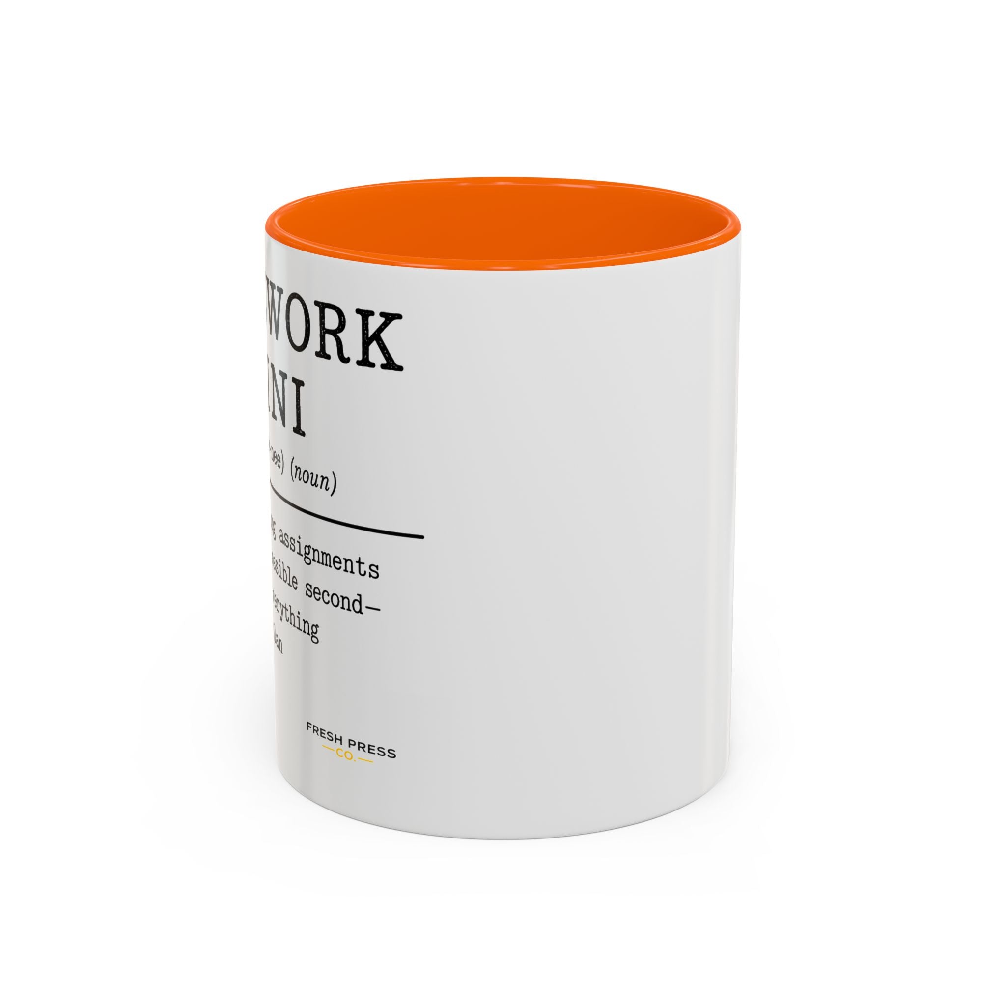 "Homework Houdini" Coffee Mug — Accent Mug