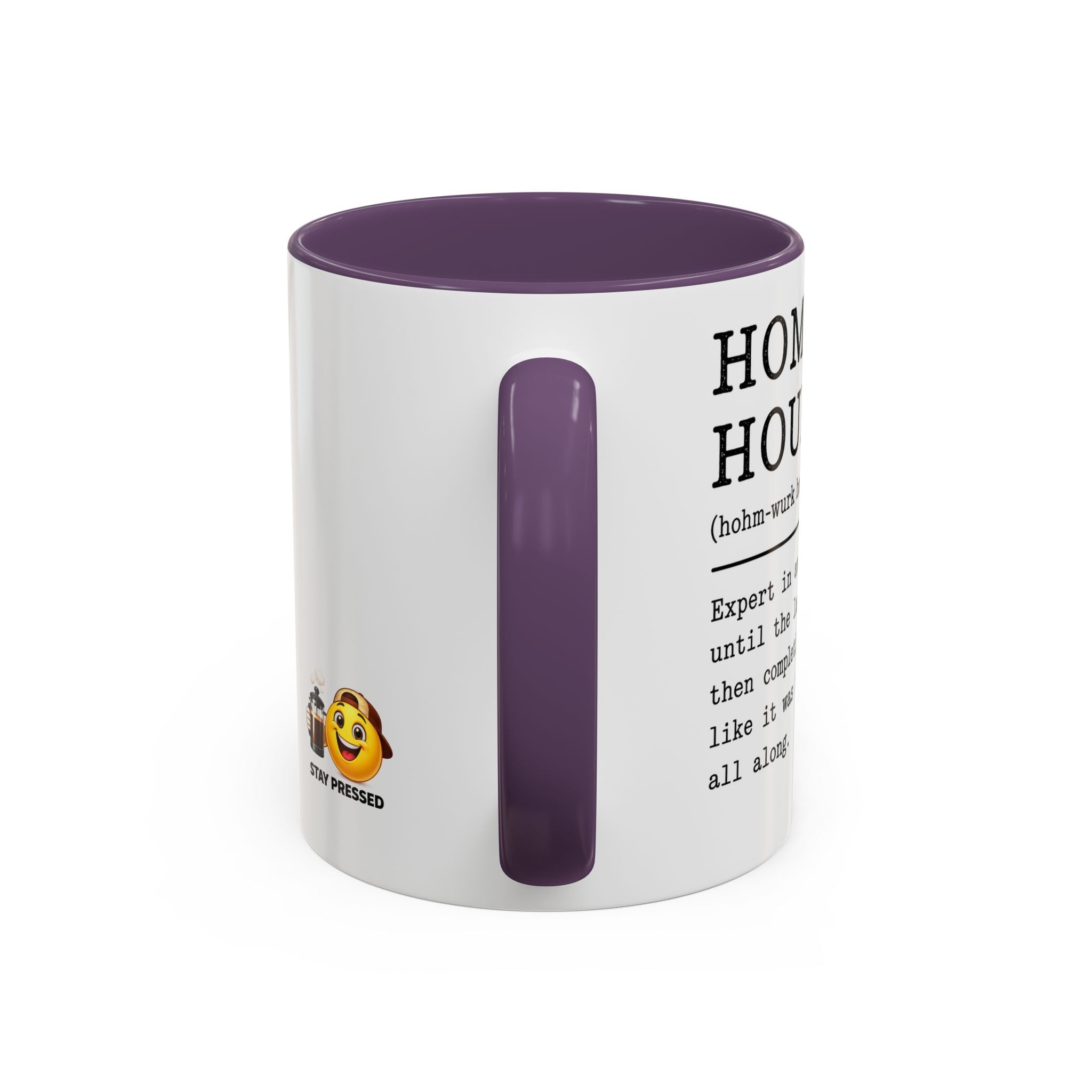 "Homework Houdini" Coffee Mug — Accent Mug