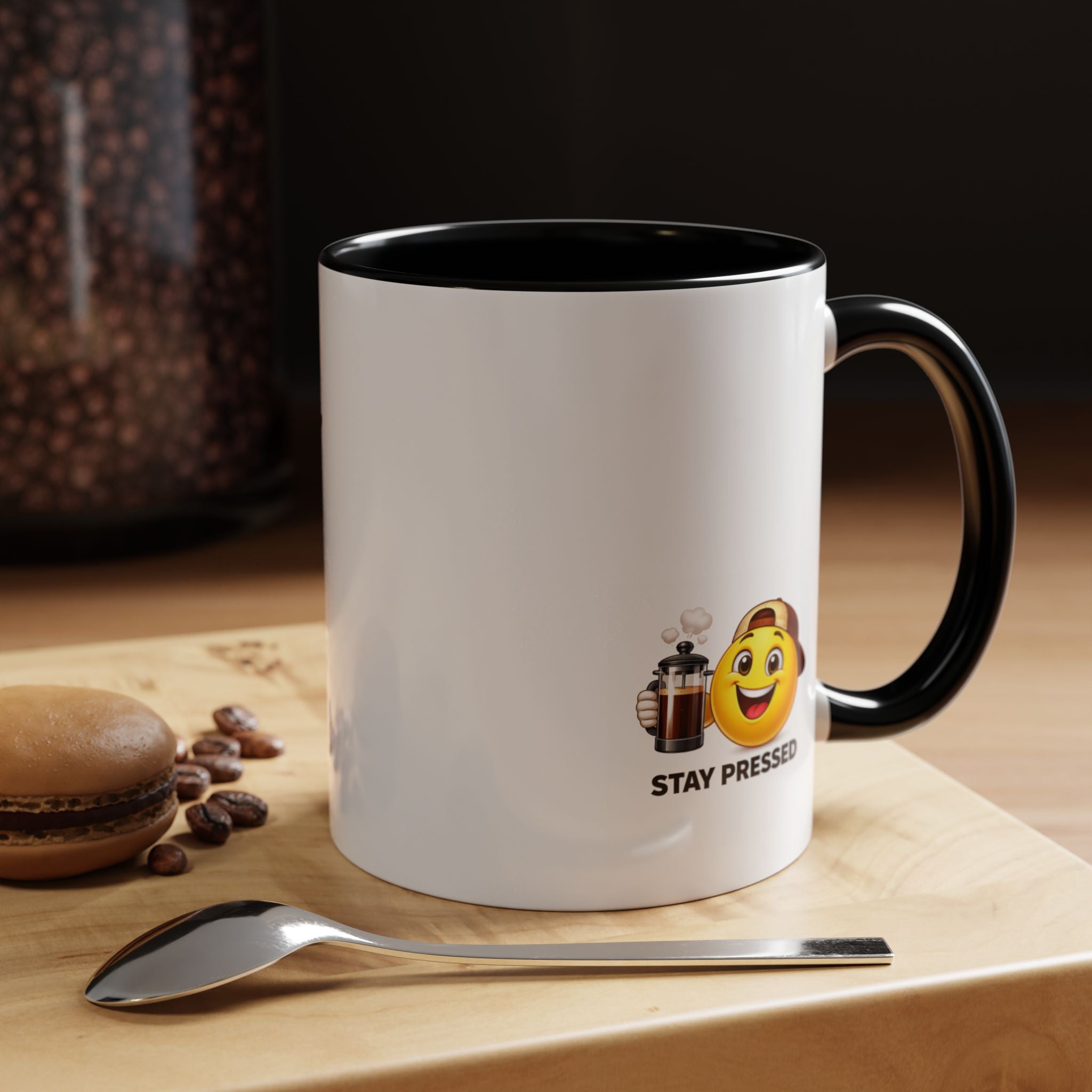 "Im Addicted" Coffee Mug – Funny Emoji Espresso Cup (11/15oz)