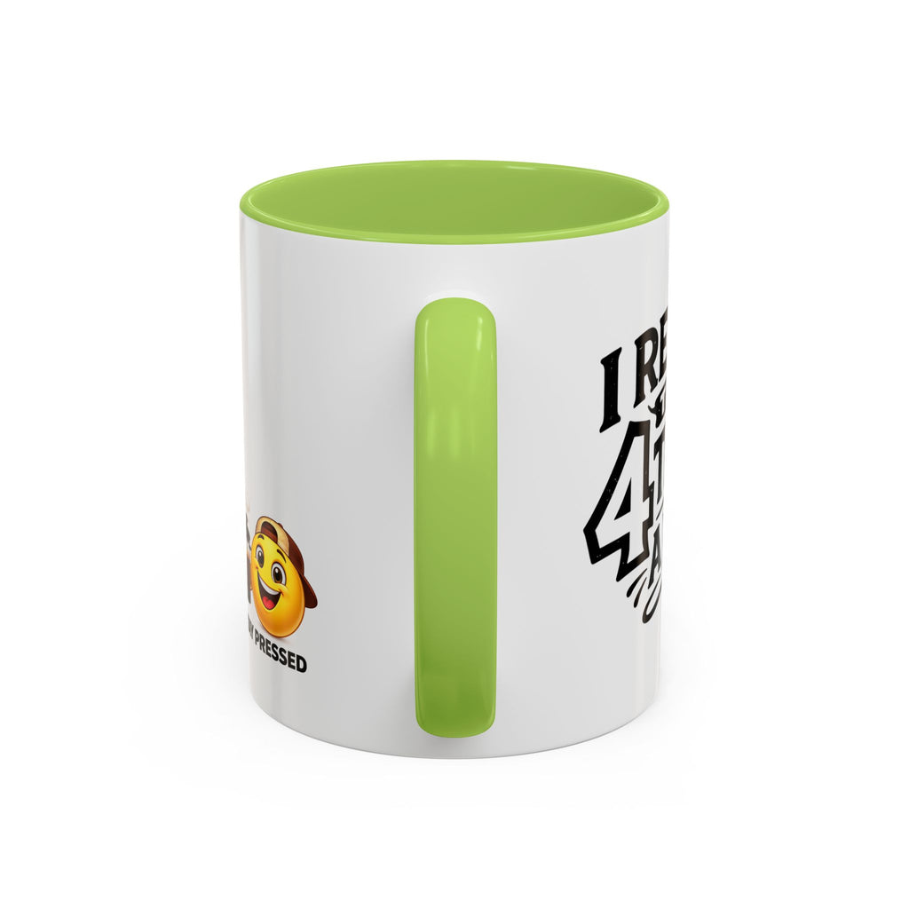 "I Reheat This Four Times A Day" Coffee Mug — Fun Espresso Emoji Accent Mug (11/15oz)