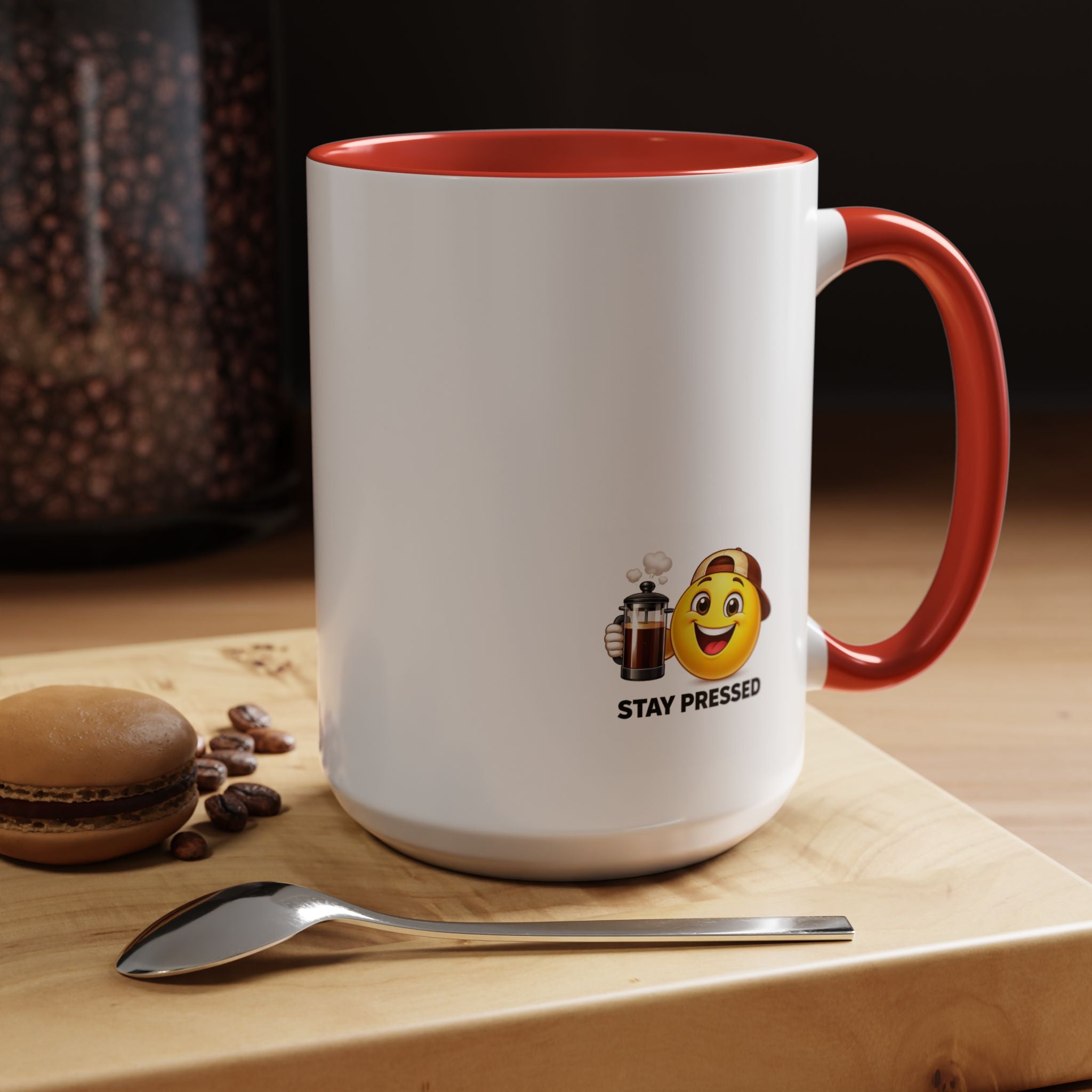 "The Deadline Sprinter" Coffee Mug — Funny Espresso Barista Accent Mug (11/15oz)