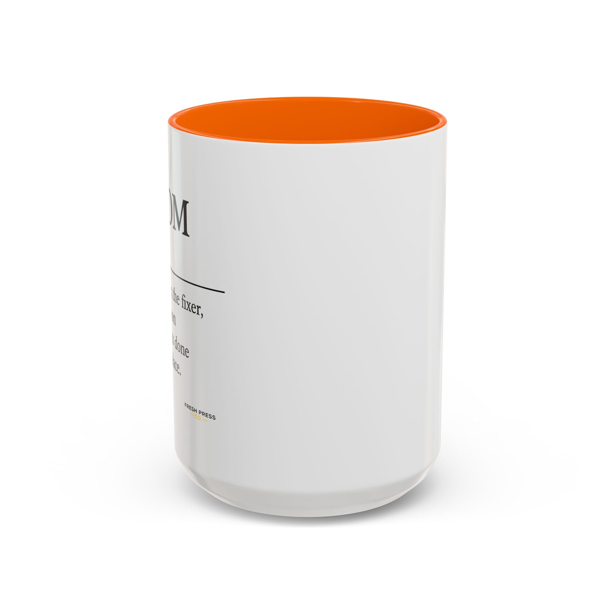 "Mom" Coffee Mug - Accent Mug (11/15oz)