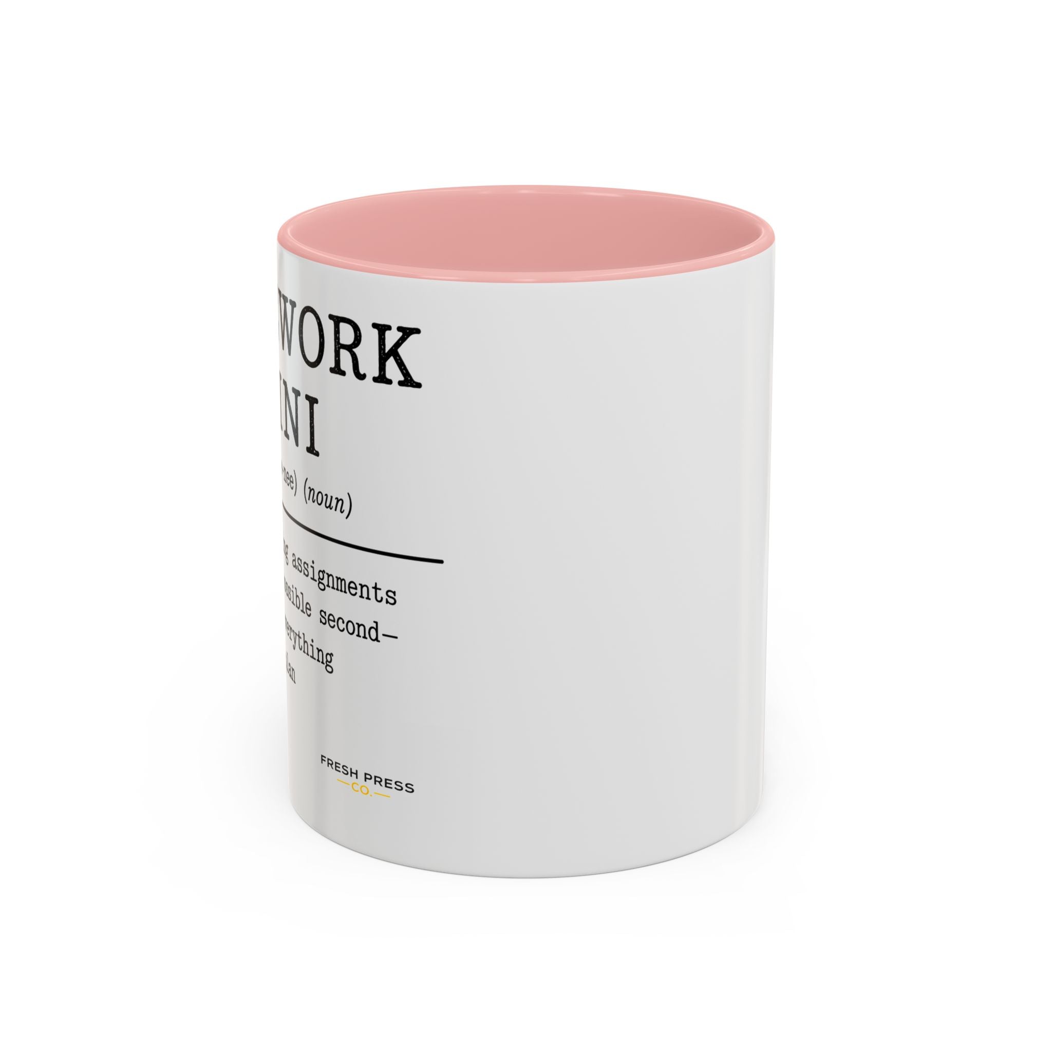 "Homework Houdini" Coffee Mug — Accent Mug