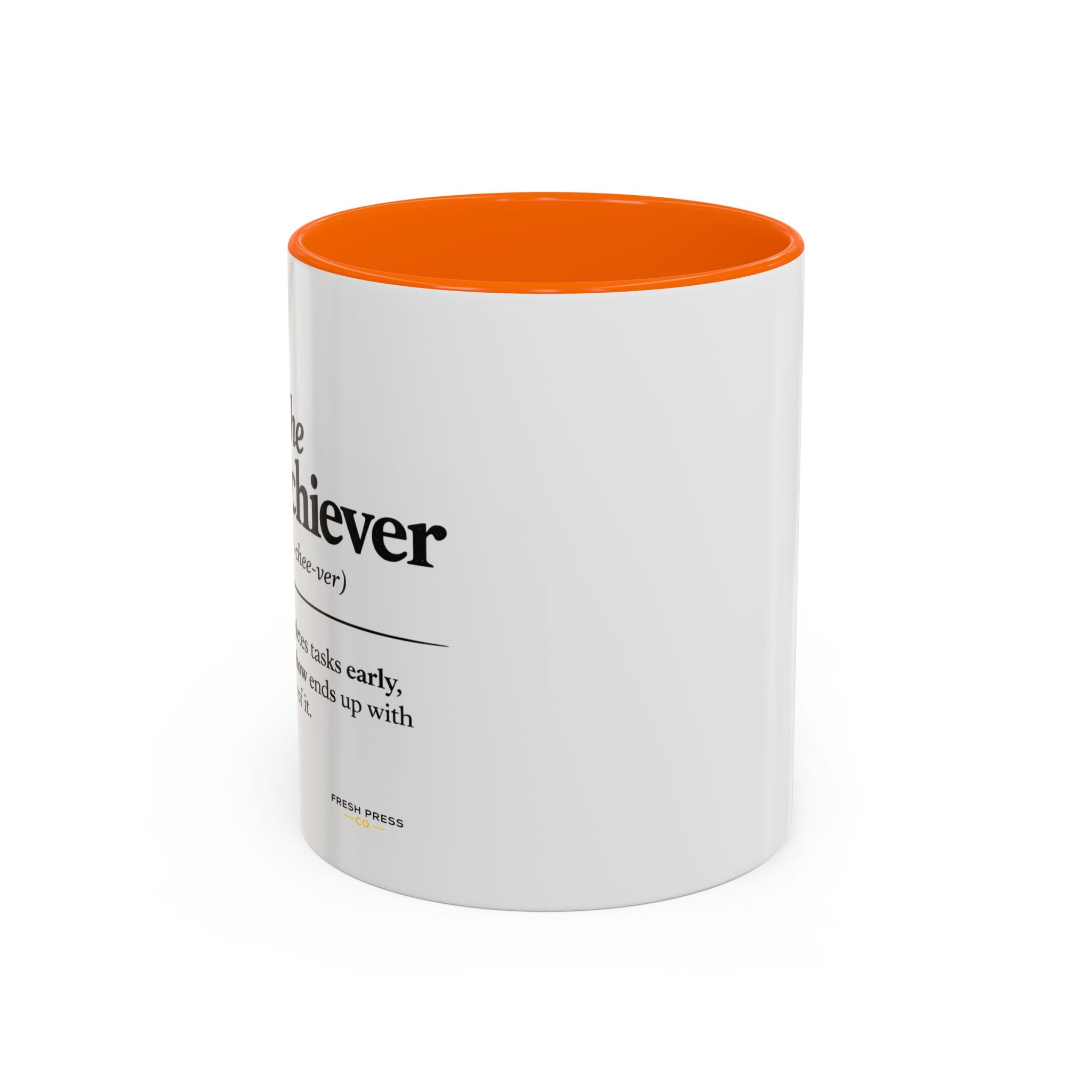 "The Overachiever" Coffee Mug - Barista Emoji Coffee Mug (11/15oz)