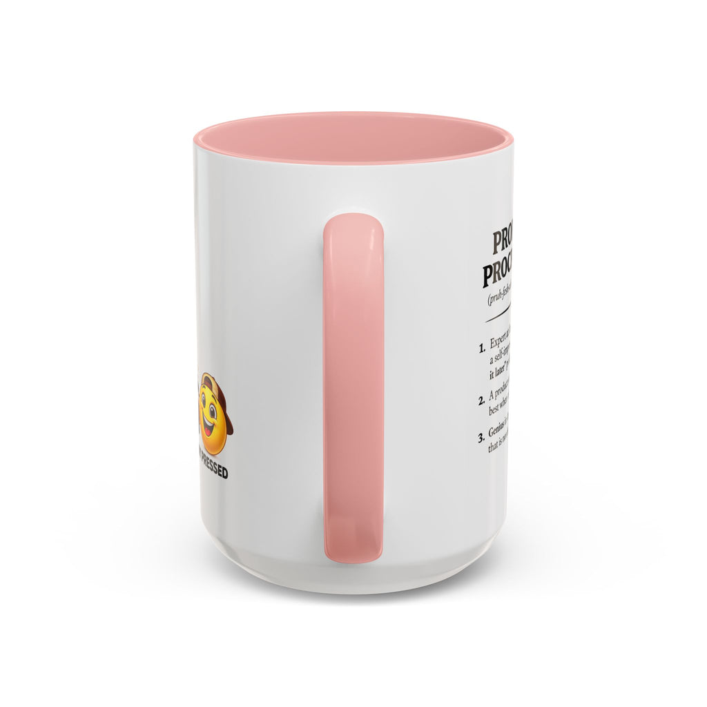"Professional Procrastinator" Coffee Mug - accent Mug (11/15 oz)