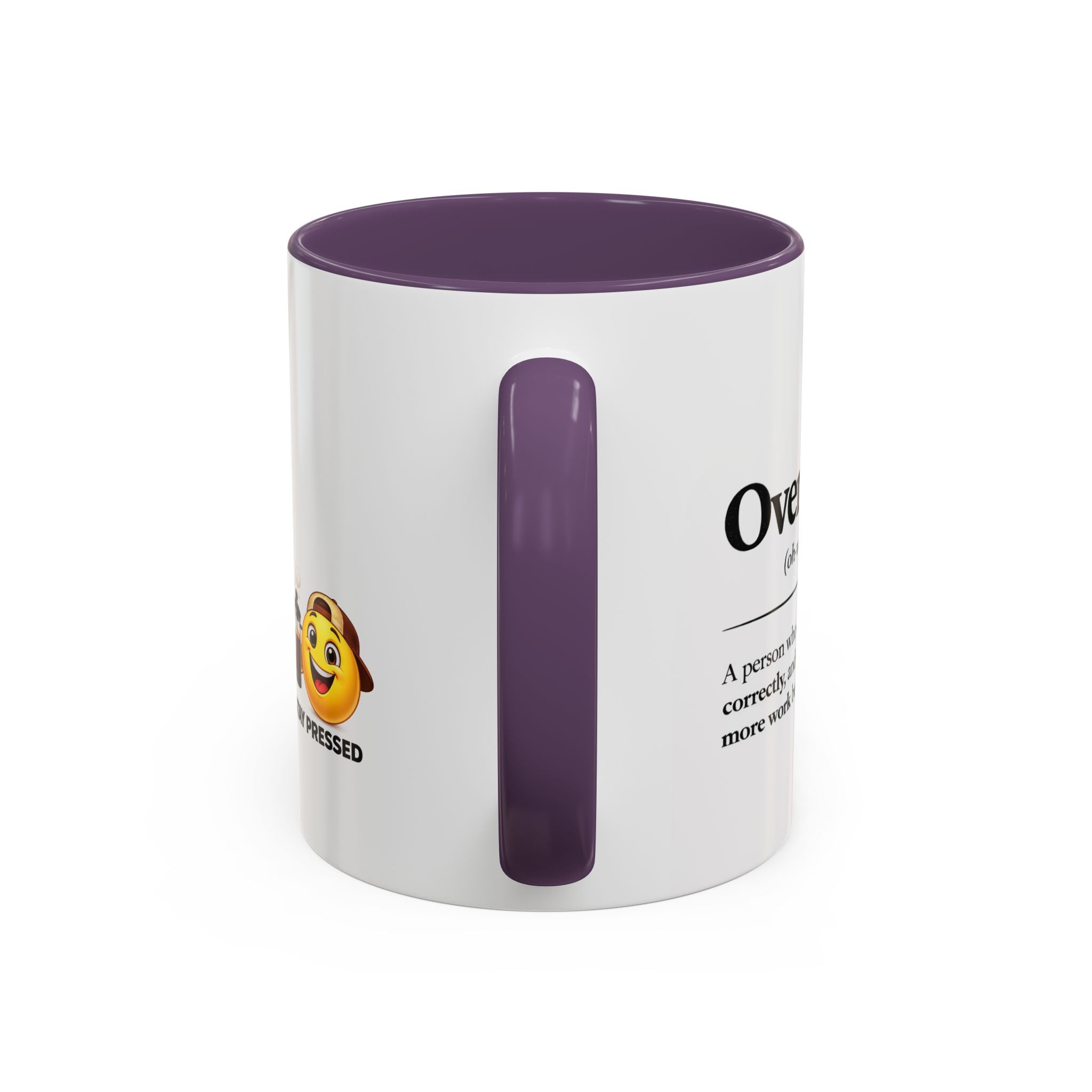 "The Overachiever" Coffee Mug - Barista Emoji Coffee Mug (11/15oz)