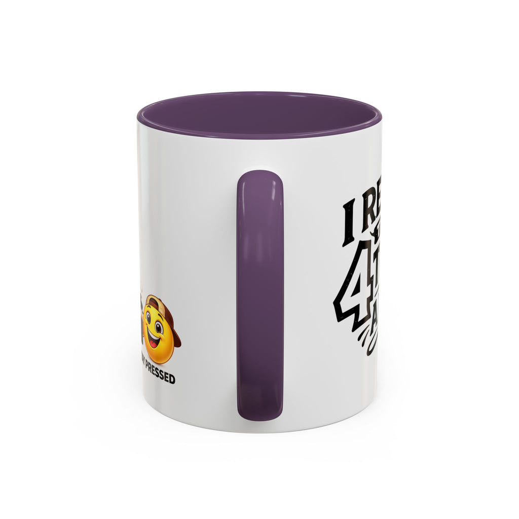 "I Reheat This Four Times A Day" Coffee Mug — Fun Espresso Emoji Accent Mug (11/15oz)