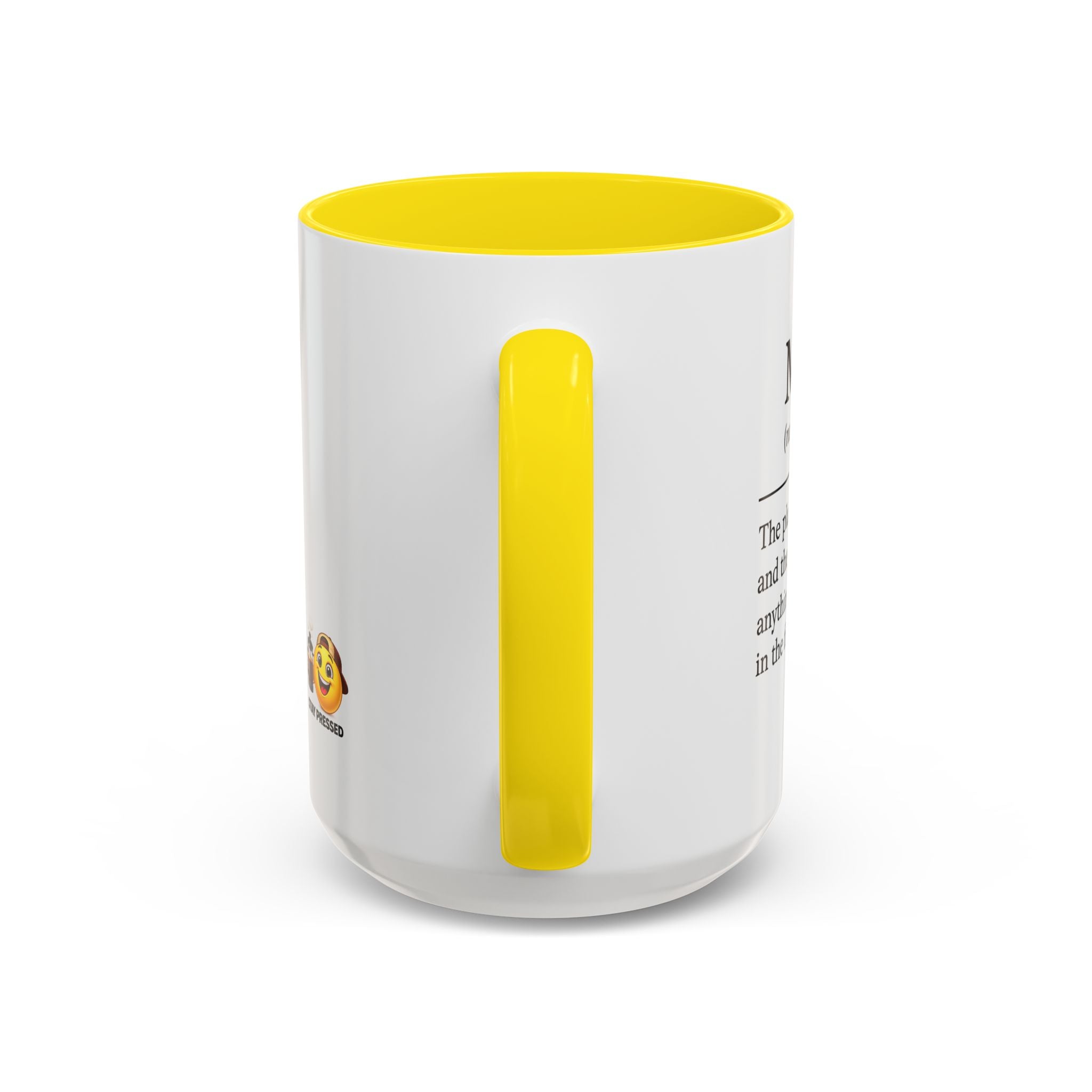 "Mom" Coffee Mug - Accent Mug (11/15oz)