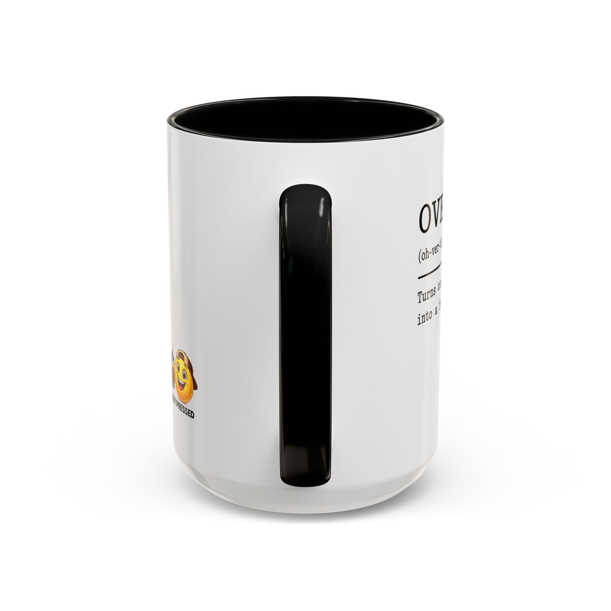 "Overthinker" Coffee Mug — Funny Accent Mug (11/15 oz)