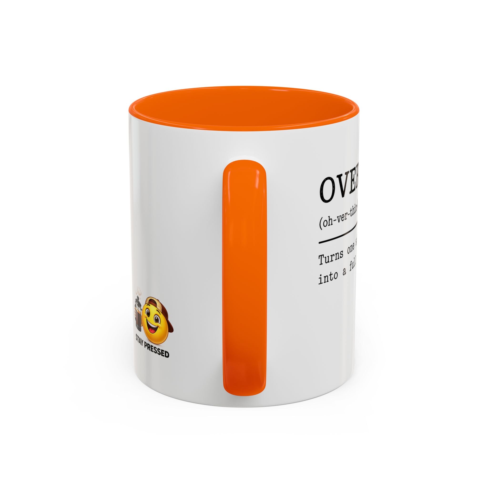 "Overthinker" Coffee Mug — Funny Accent Mug (11/15 oz)
