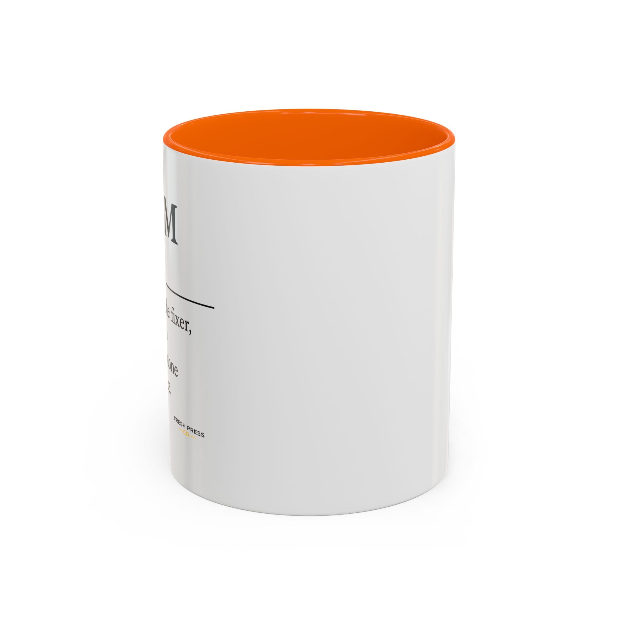 "Mom" Coffee Mug - Accent Mug (11/15oz)