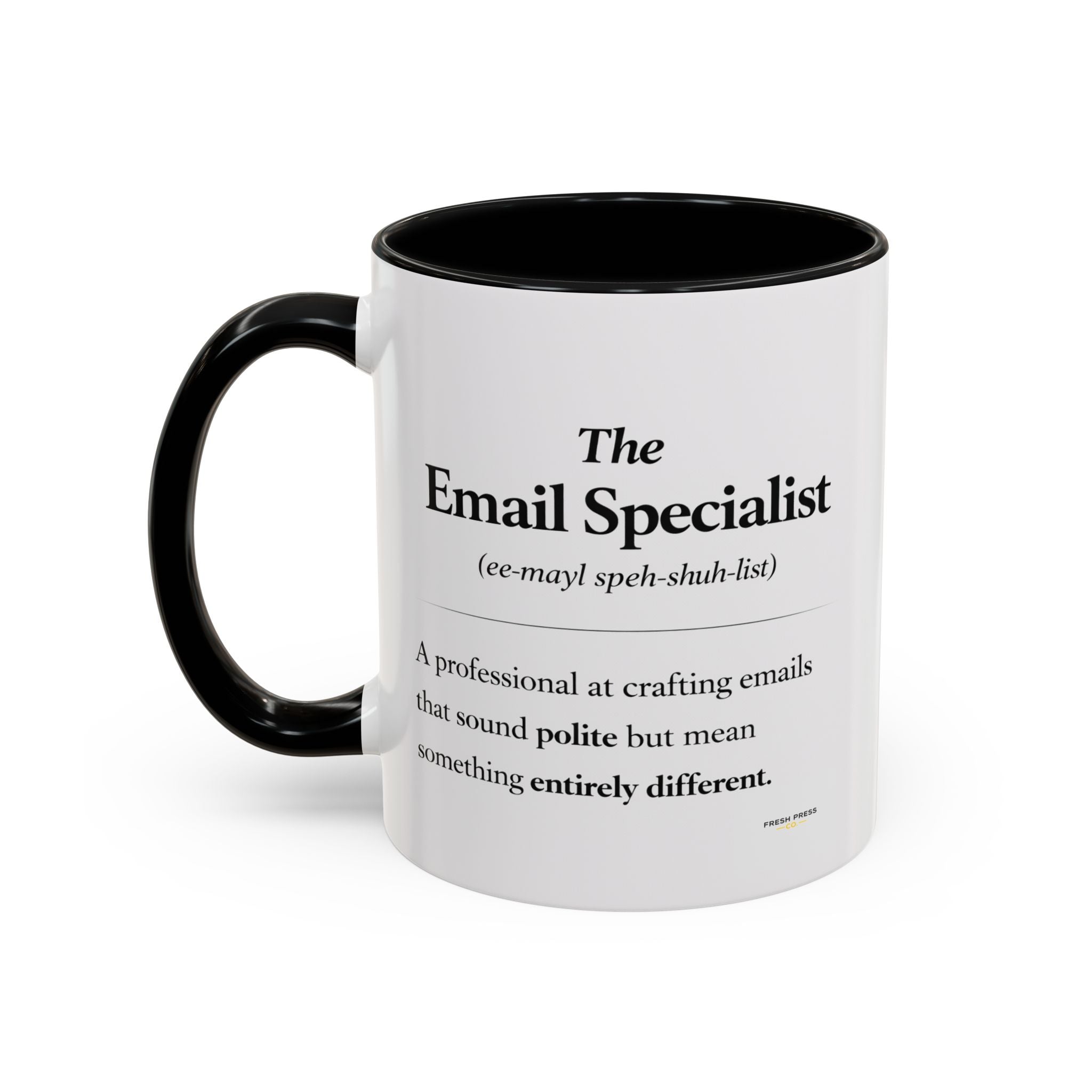"The Email Specialist" Coffee Mug (11/15oz Accent Mug)