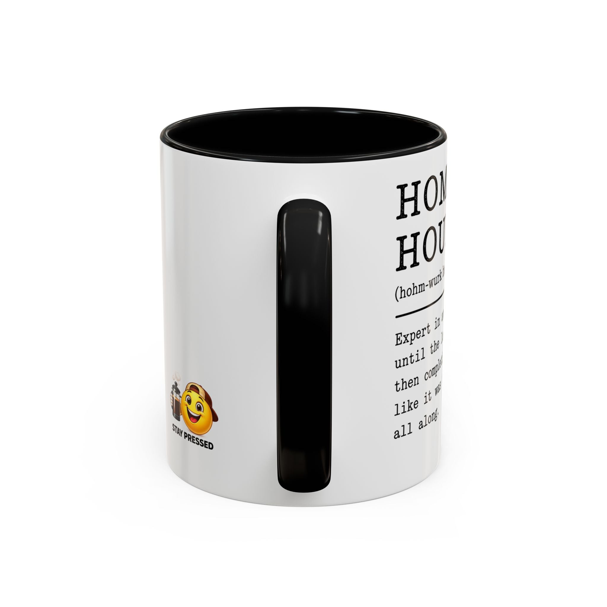 "Homework Houdini" Coffee Mug — Accent Mug