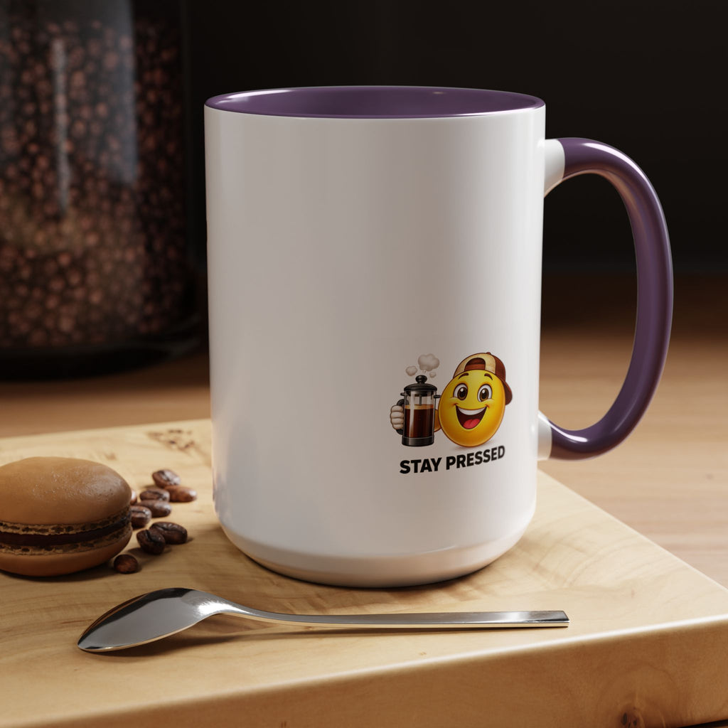 "Im Addicted" Coffee Mug – Funny Emoji Espresso Cup (11/15oz)