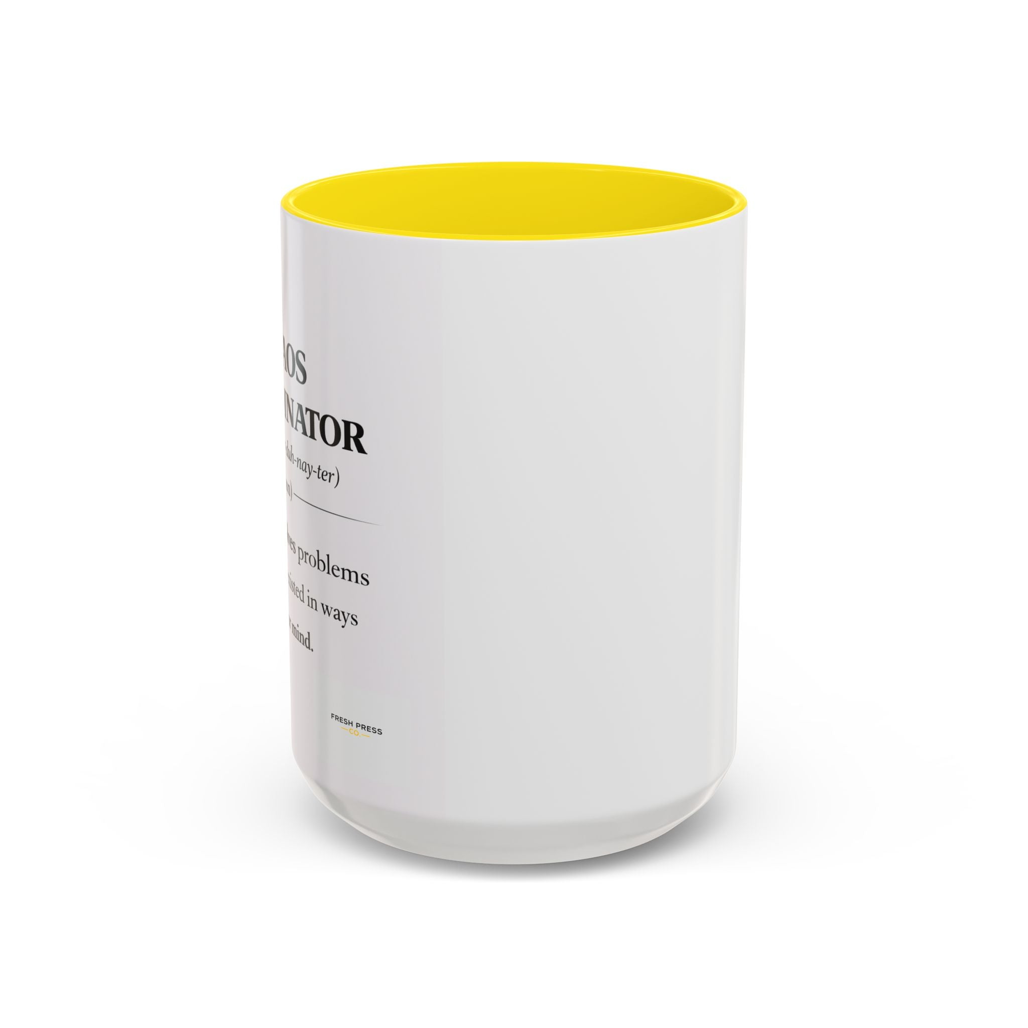 "Chaos Coordinator" Coffee Mug — Funny Definition Mug for Problem Solvers (11/15oz)