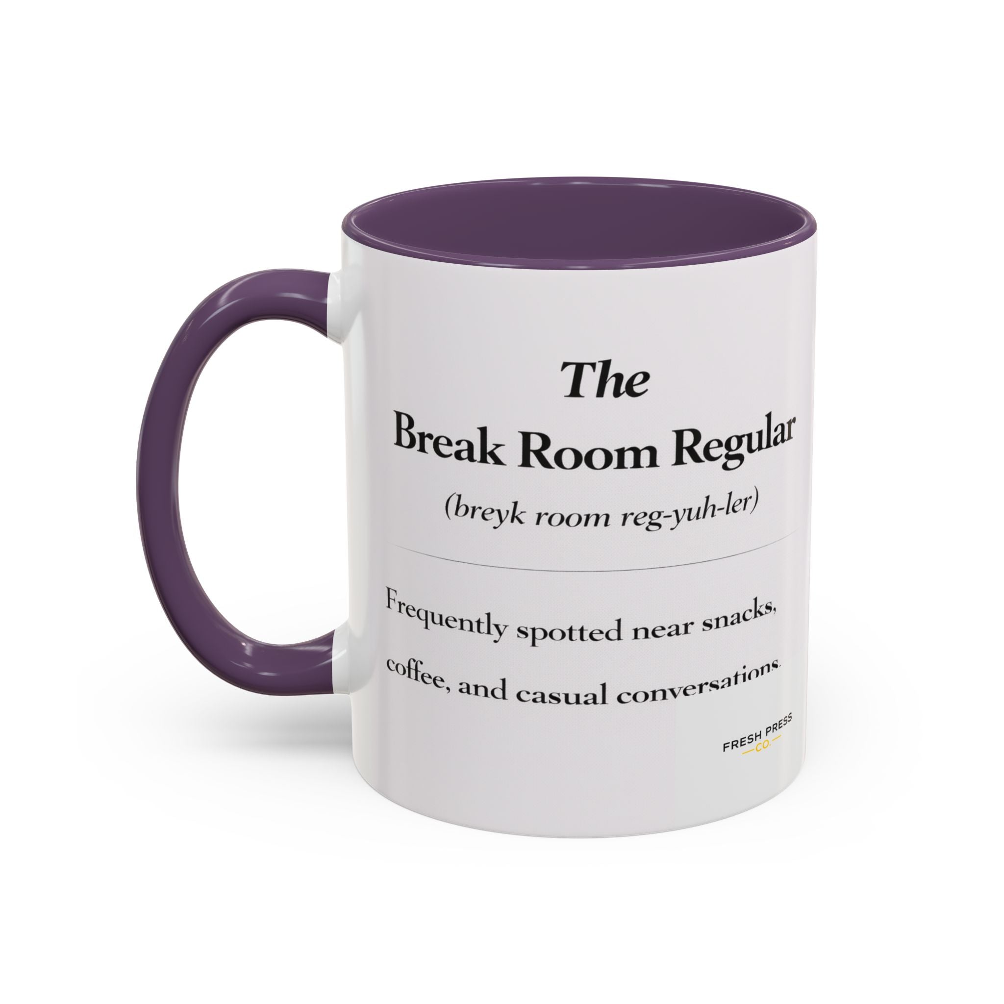 "Break Room Regular" Coffee Definition Mug (11/15 oz)