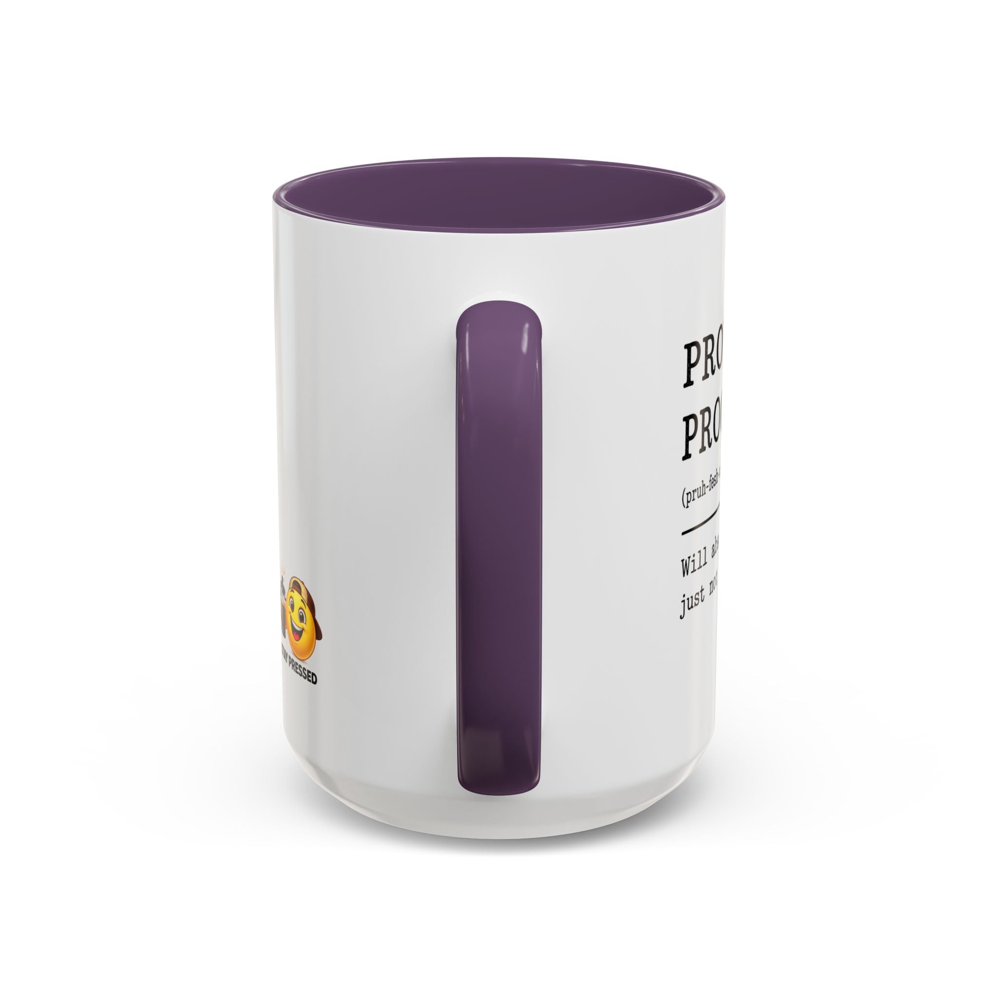 "Professional Procrastinator" Accent Coffee Mug — Funny Student Gift (11/15oz)