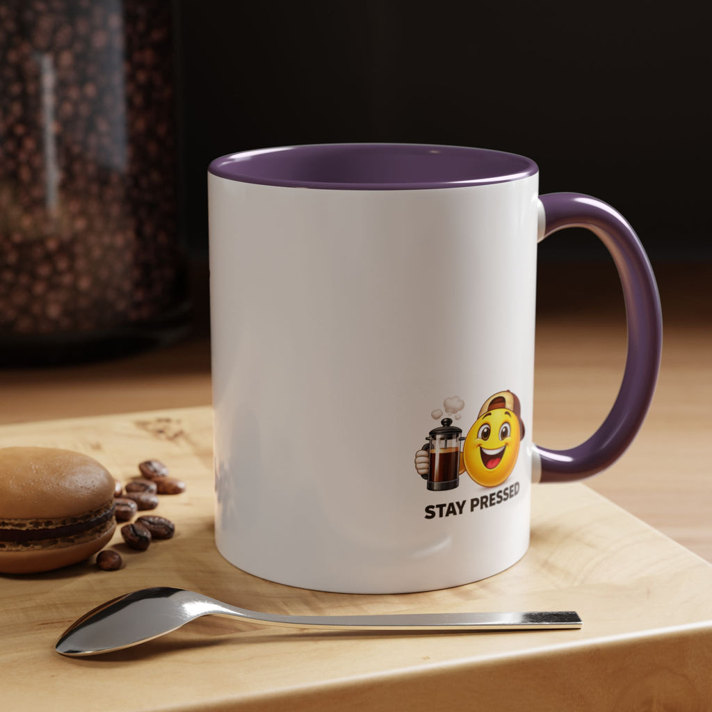 "Im Addicted" Coffee Mug – Funny Emoji Espresso Cup (11/15oz)