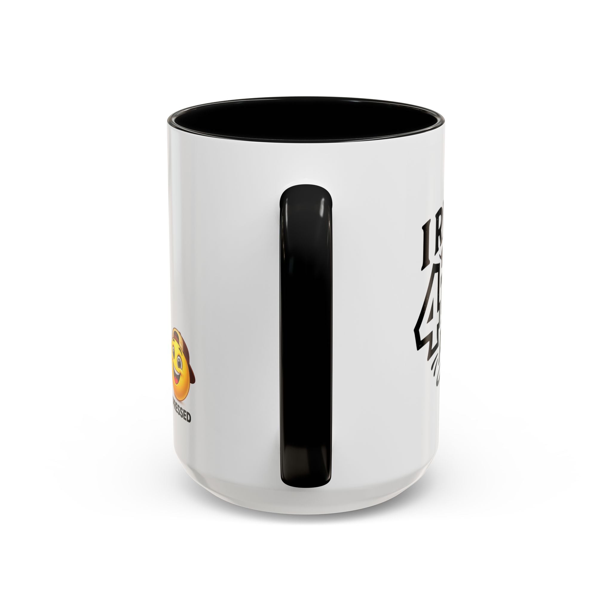 "I Reheat This Four Times A Day" Coffee Mug — Fun Espresso Emoji Accent Mug (11/15oz)