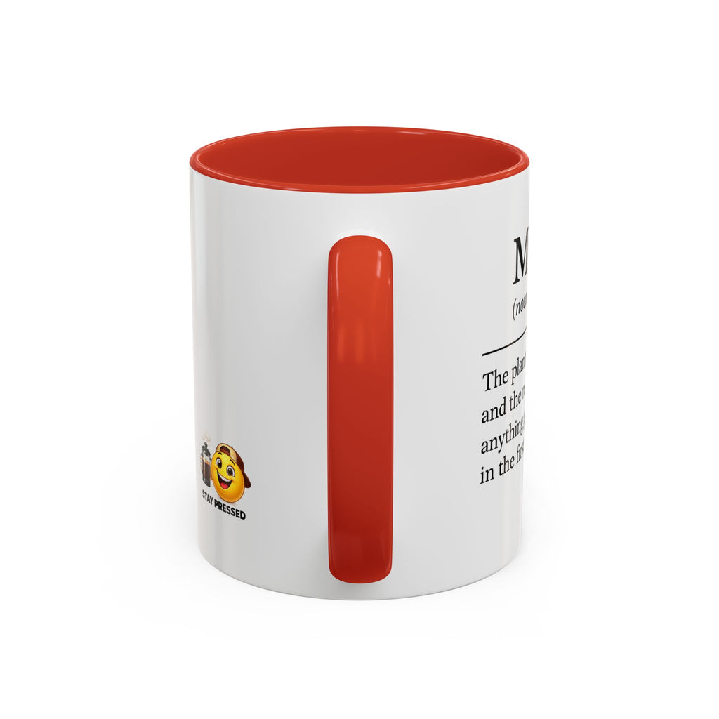 "Mom" Coffee Mug - Accent Mug (11/15oz)