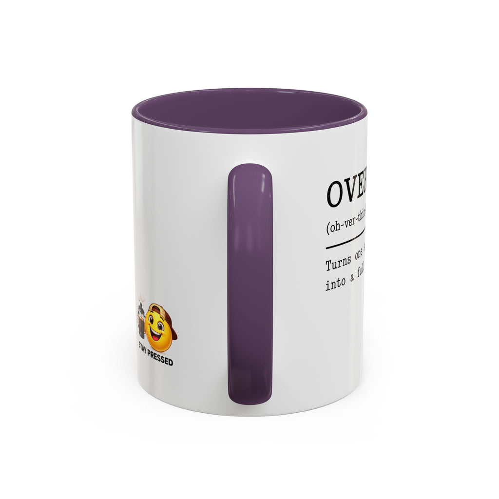 "Overthinker" Coffee Mug — Funny Accent Mug (11/15 oz)