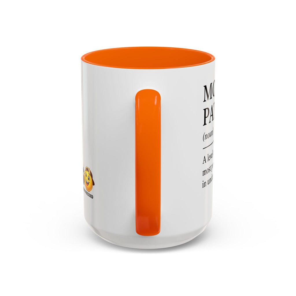 Stay Pressed Coffee Mug — Funny Espresso Emoji Accent Ceramic Mug (11/15oz)
