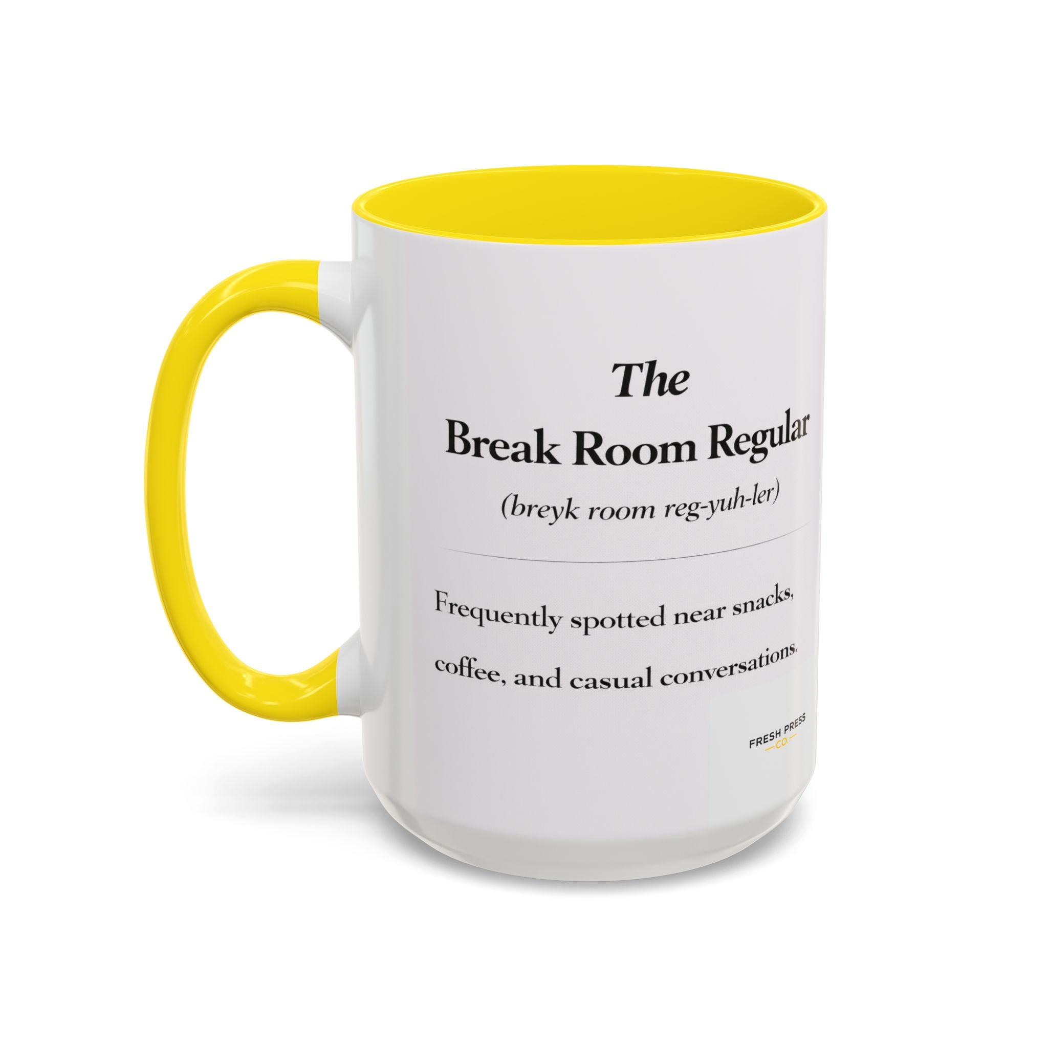 "Break Room Regular" Coffee Definition Mug (11/15 oz)