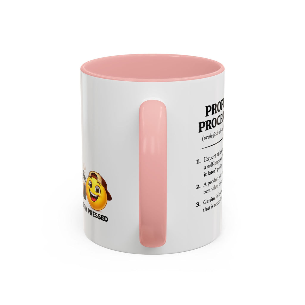 "Professional Procrastinator" Coffee Mug - accent Mug (11/15 oz)