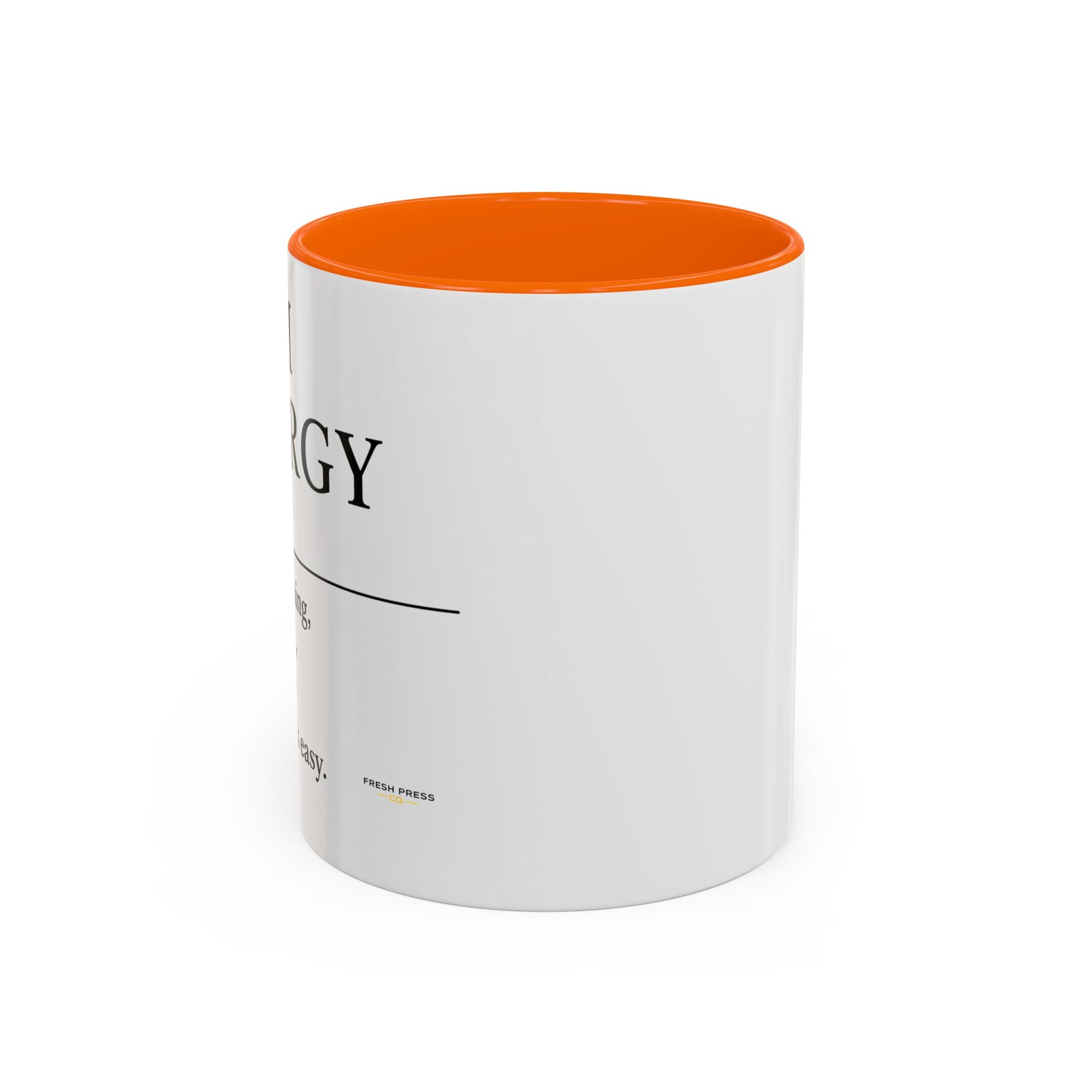 "Mom Energy" Coffee Mug —  Accent Mug (11/15oz)