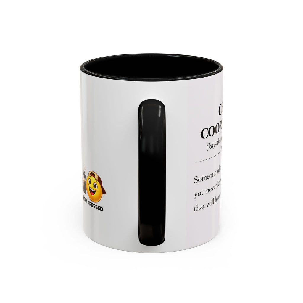 "Chaos Coordinator" Coffee Mug — Funny Definition Mug for Problem Solvers (11/15oz)