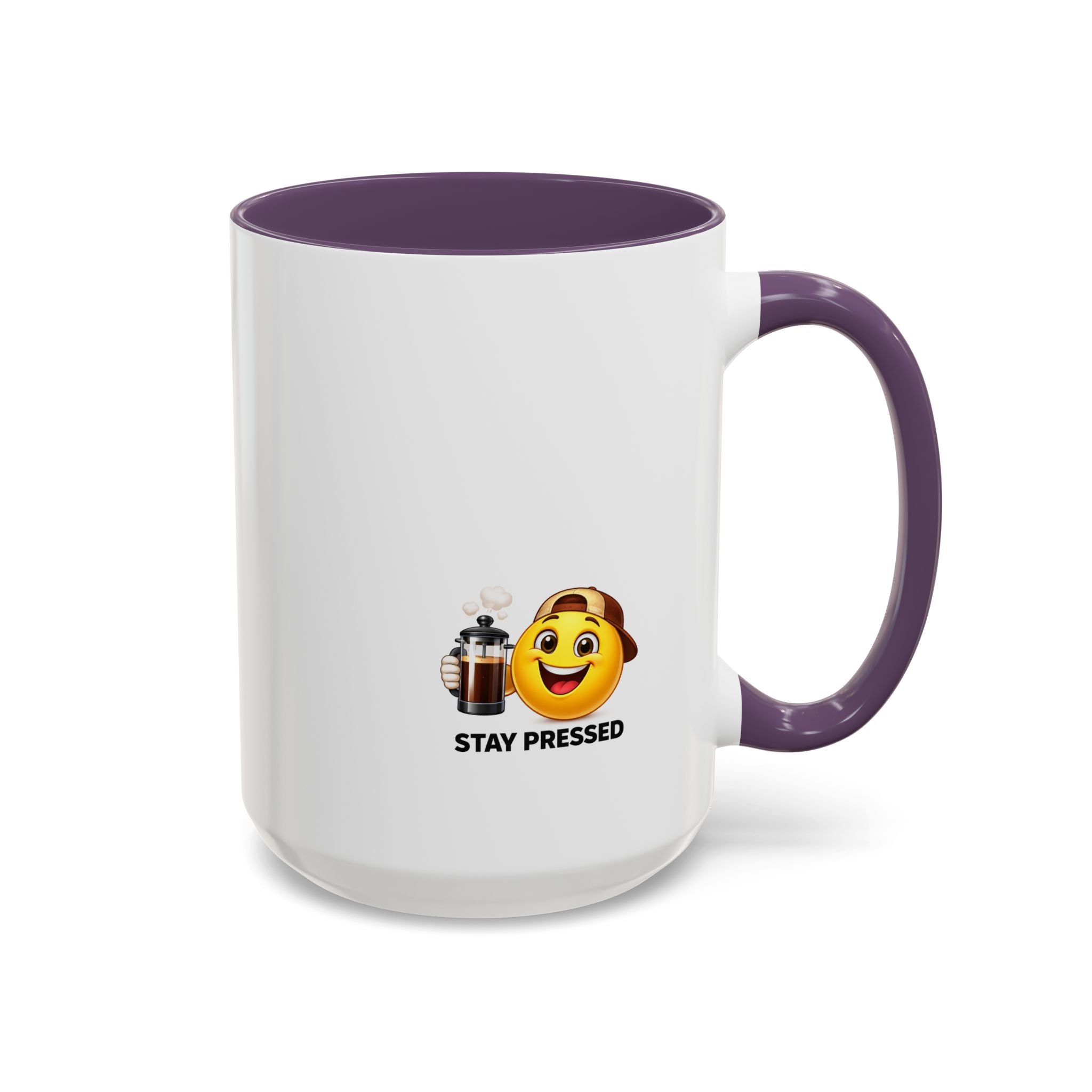 "If I Spill This We All Cry" Coffee Mug — Funny Espresso Emoji Accent Mug (11/15oz)